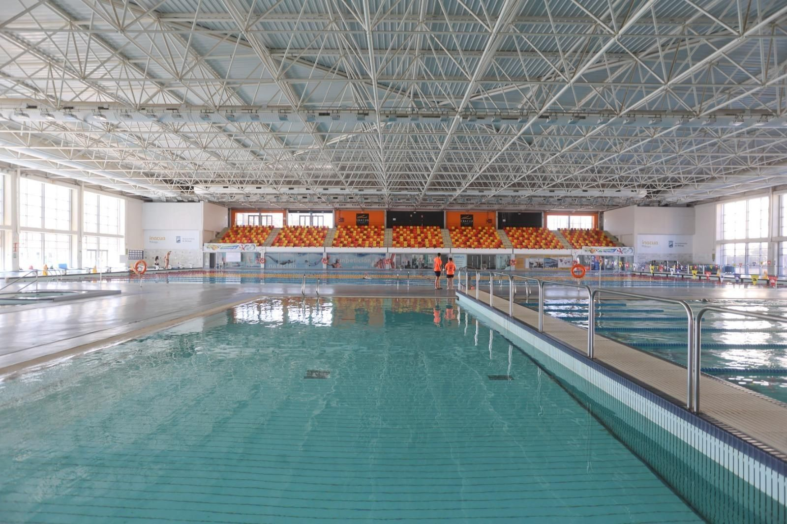 La reapertura de la piscina de 50 metros de Inacua, en imágenes
