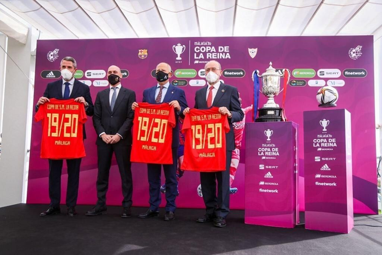 Maldonado, Rubiales, Imbroda y De la Torre.