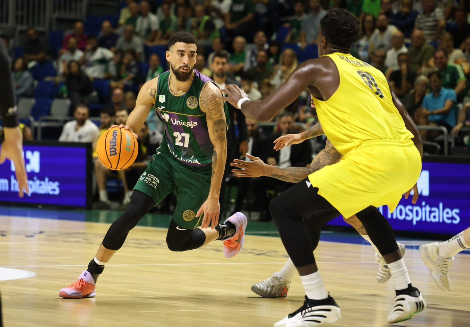 Duarte, ante el Mersin en el Carpena