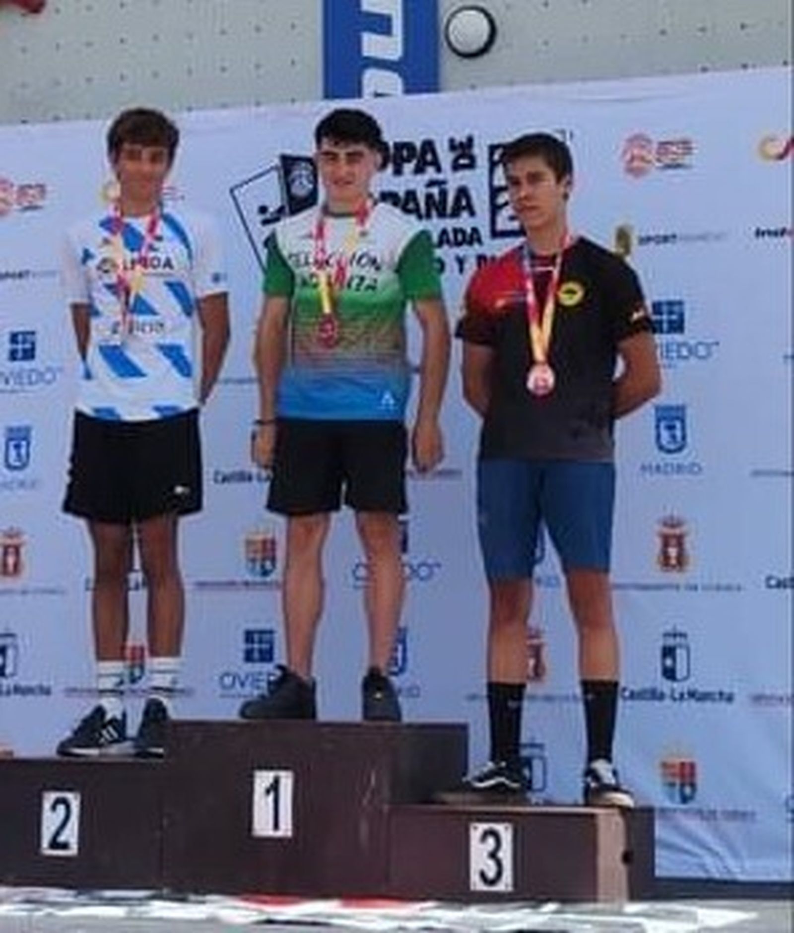 El motrileño Ignacio Sánchez García, en lo más alto del podio