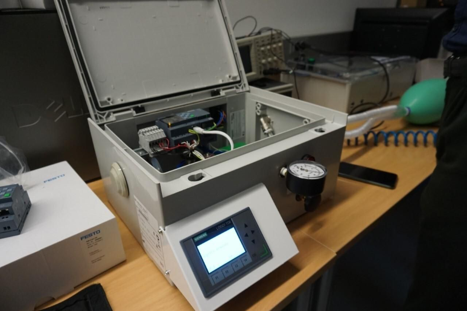 Uno de los respiradores para el coronavirus que Andalucía ya está fabricando.