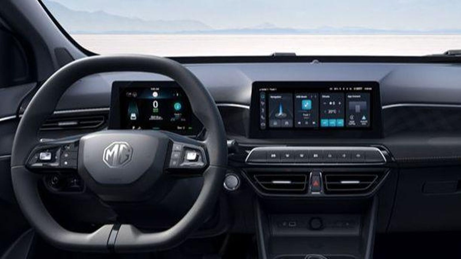 Como equipamiento estándard, el MG3 1.5 cuenta con dos pantallas, una para la instrumentación y otra para el sistema de infoentretenimiento. En el caso de la nueva versión, el cambio es de tipo manual.