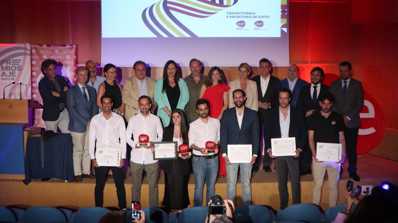 Última edición de la entrega de los premios de AJE Huelva. Última edición de la entrega de los premios de AJE Huelva.