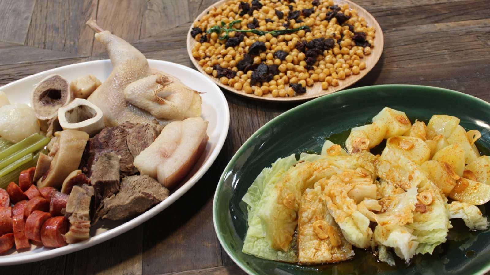Uno de los platos del menú, el cocido madrileño. Uno de los platos del menú, el cocido madrileño.