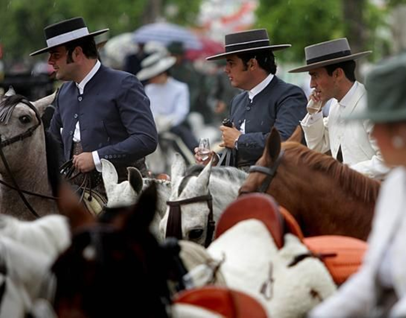 La lluvia no impidió la fiesta el Miércoles de Feria.

Foto: Belén Vargas