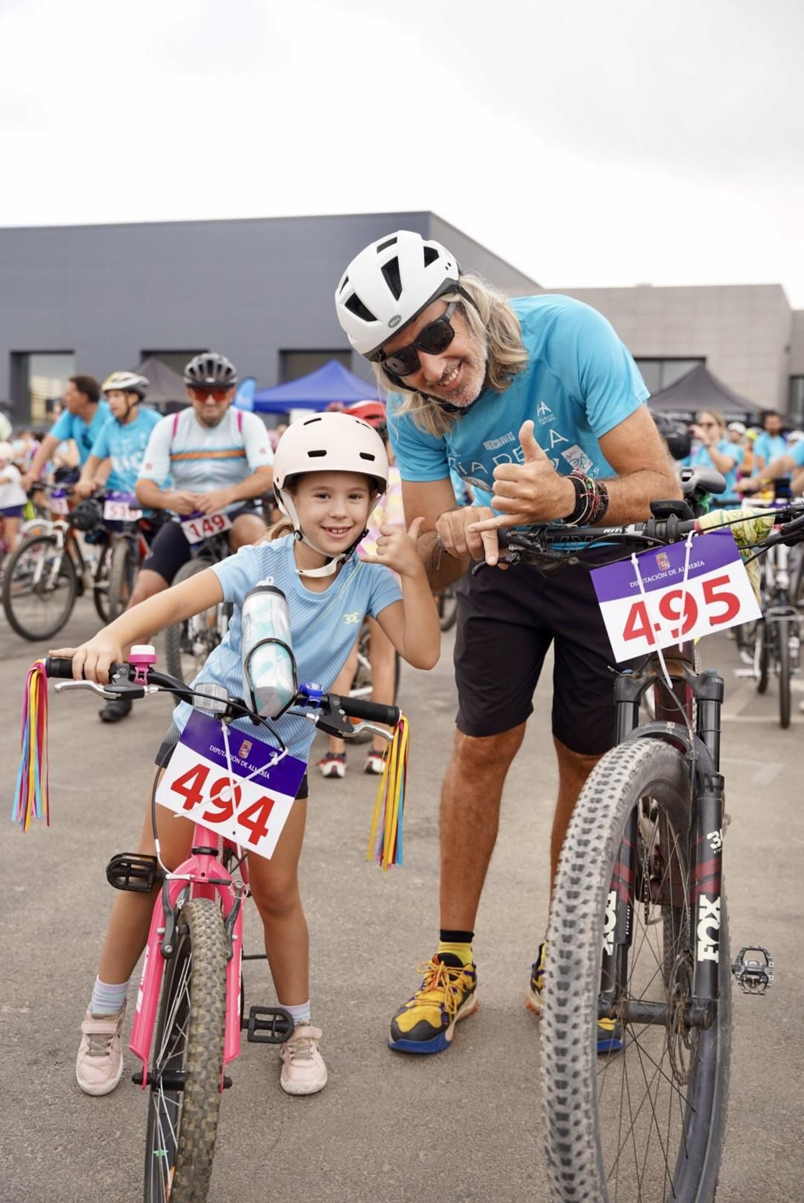 Así se ha vivido el multitudinario Día de la Bici en Huércal de Almería