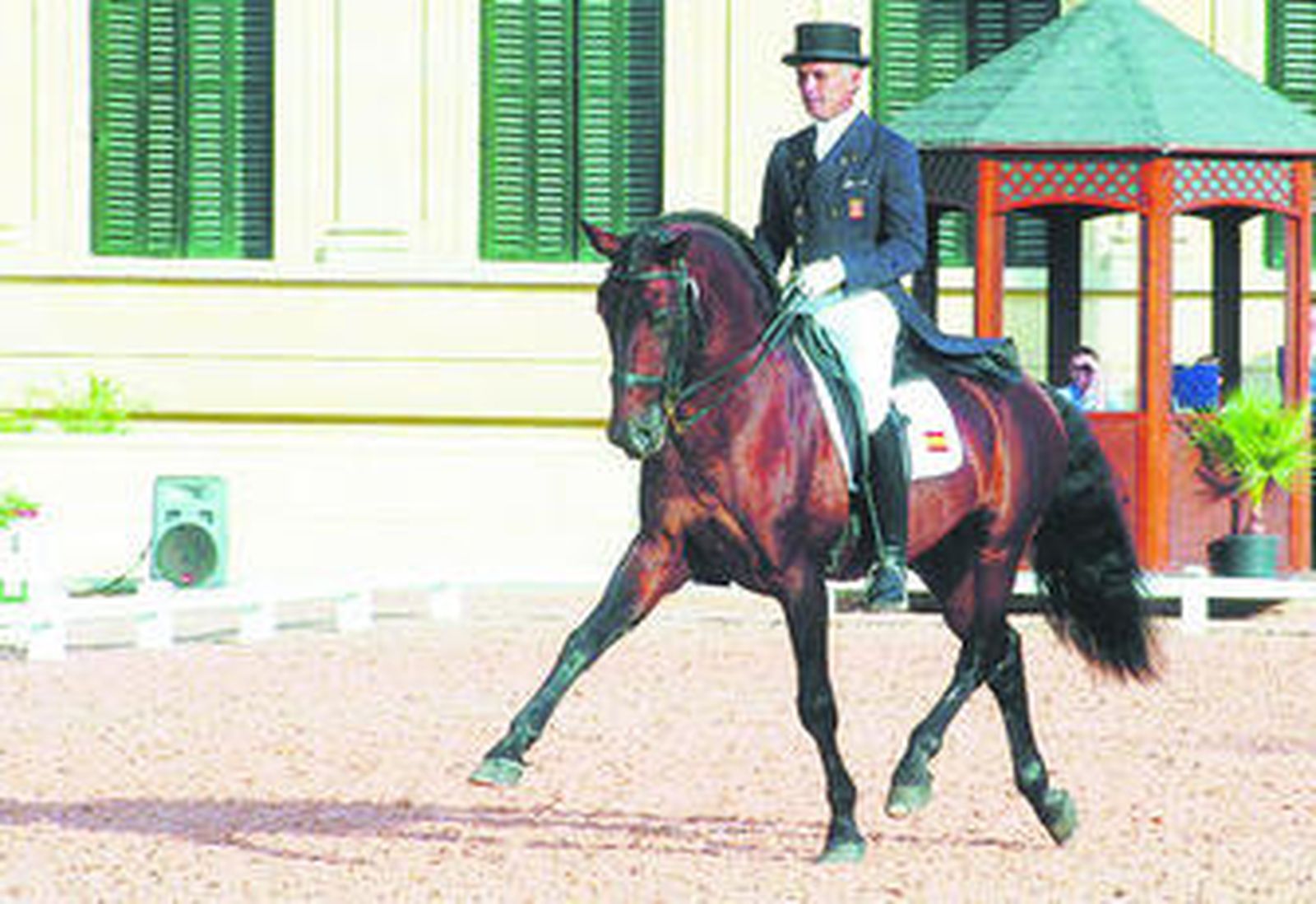 Juan Antonio Jiménez, con 'Güizo' en una imagen de archivo.