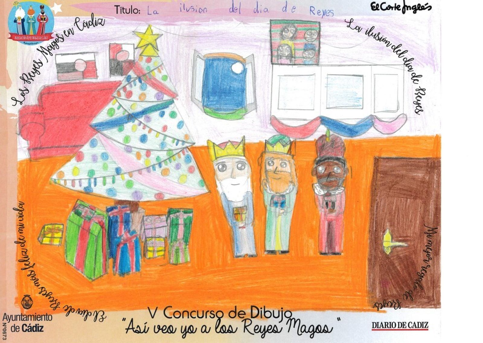 Los dibujos del concurso 'Así veo yo a los Reyes Magos'.