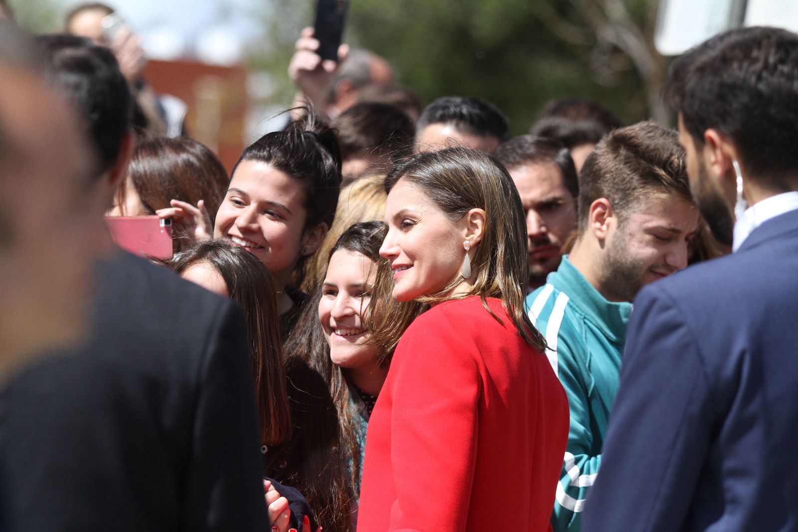 Imágenes de la visita de la reina Letizia a Huelva
