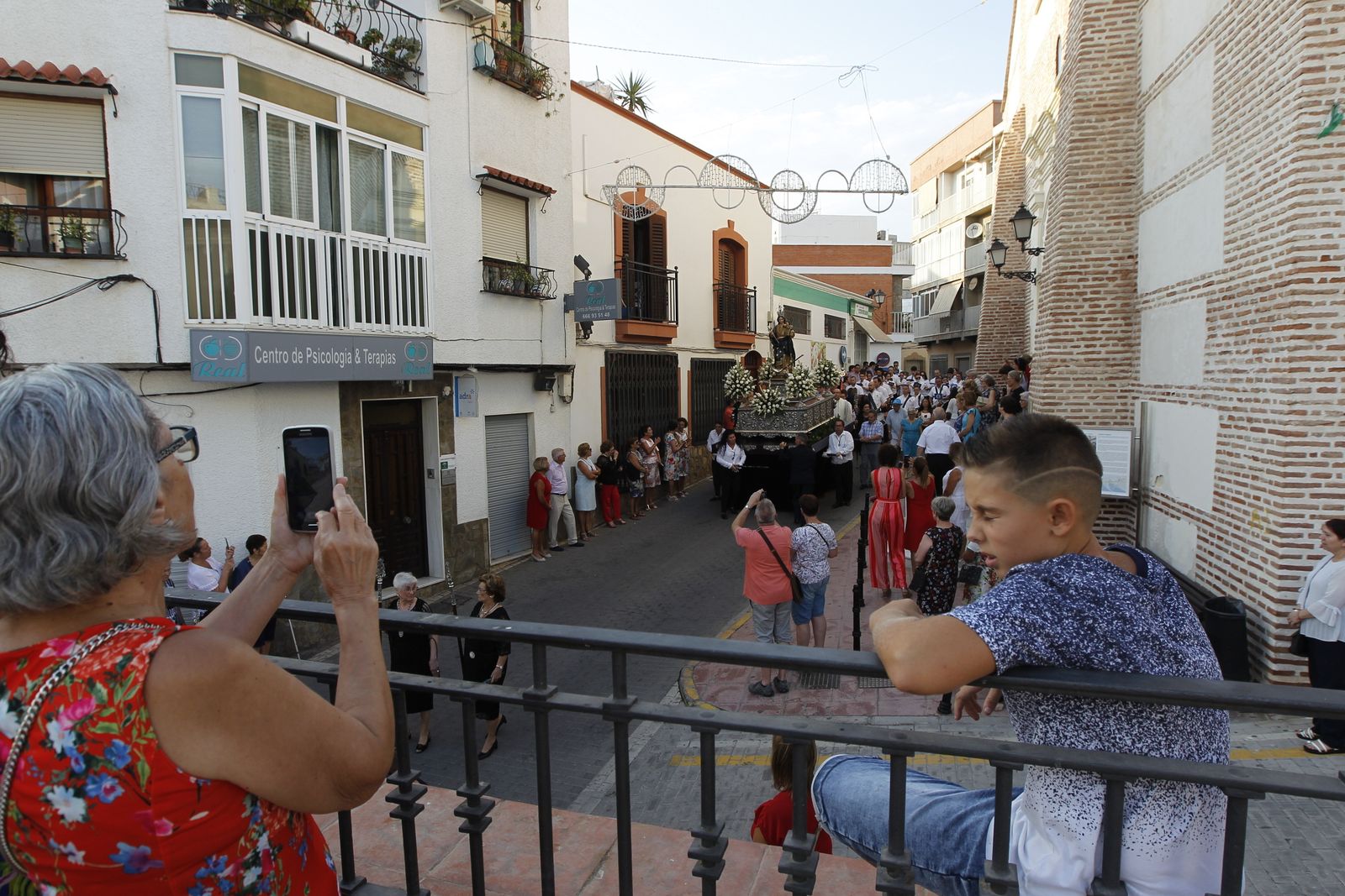 Procesión de la Virgen del Mar en Adra