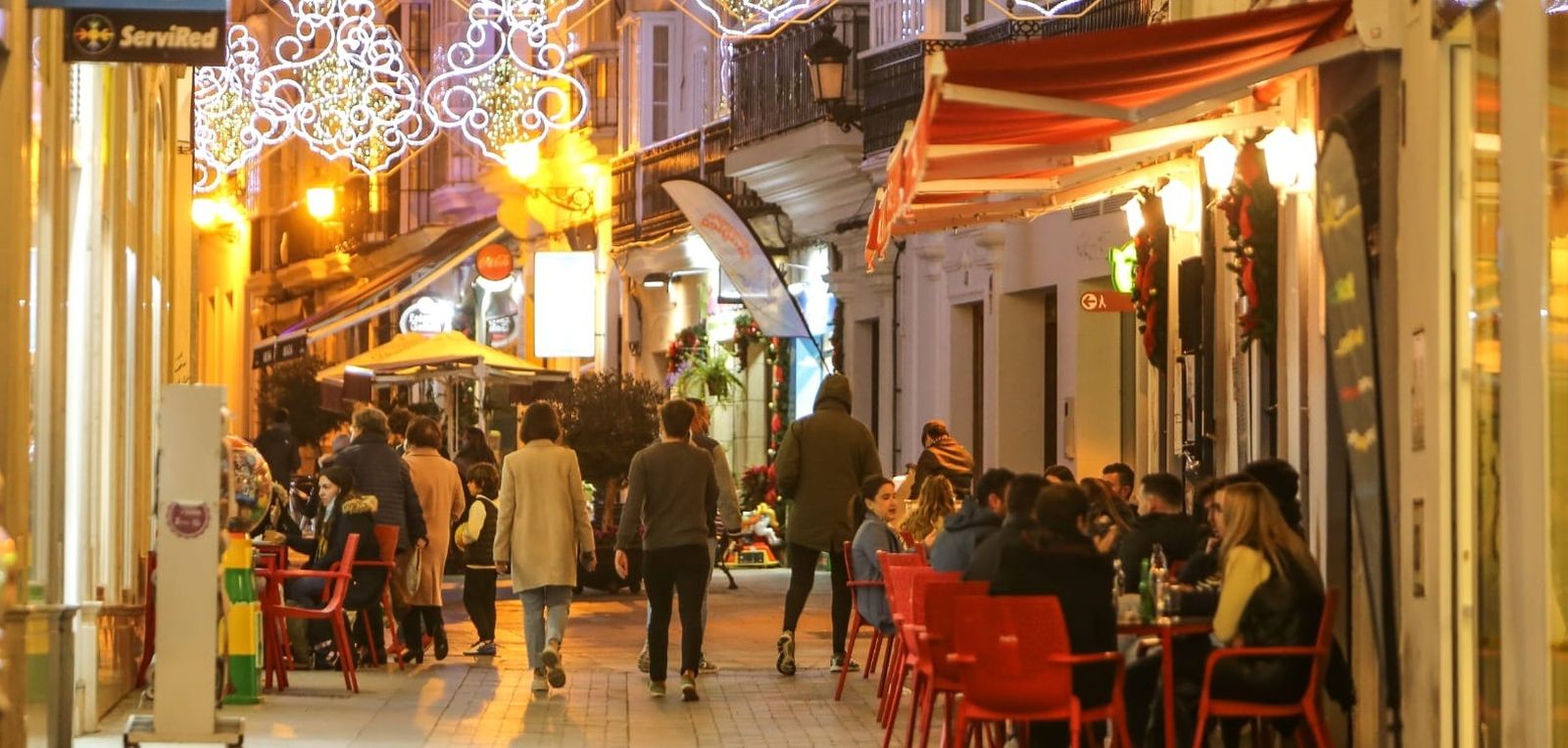 Un negocio de hostelería en pleno centro de la ciudad durante las presentes navidades.