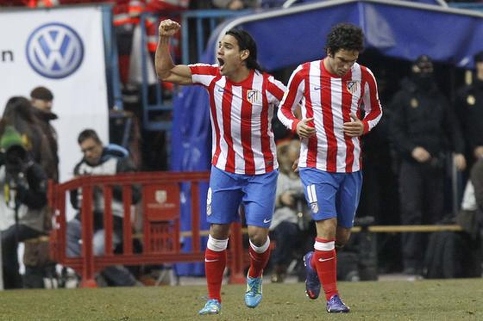 Las imágenes del Atlético- Barcelona