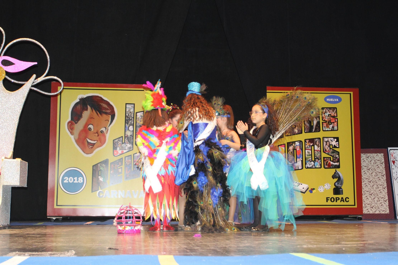 Gala de la coronación de  la choquera mayor e infantil del Carnaval Colombino 2018