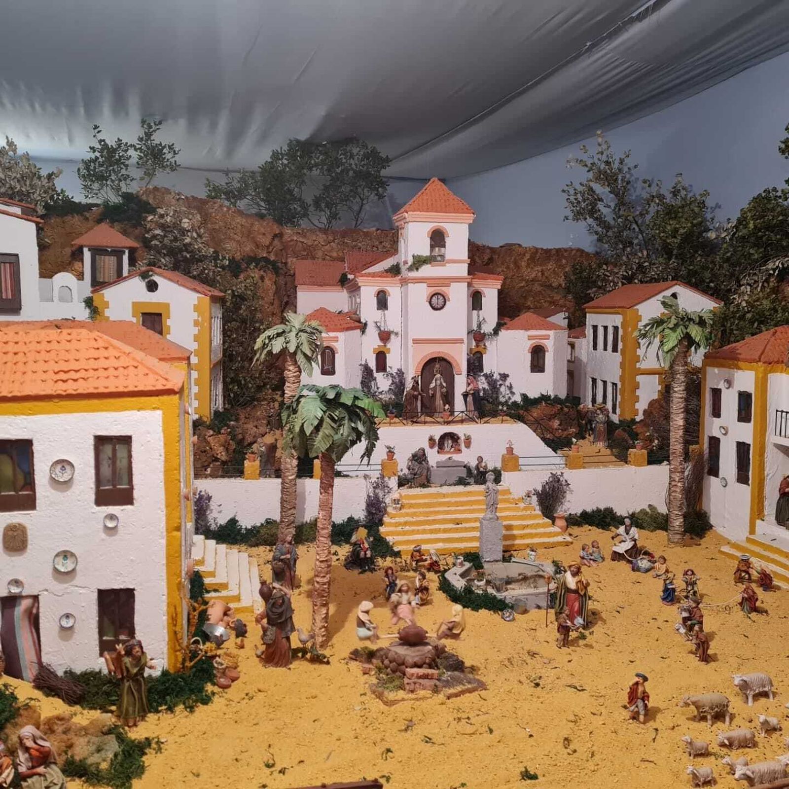 Parte del belén de Alhama de Granada.