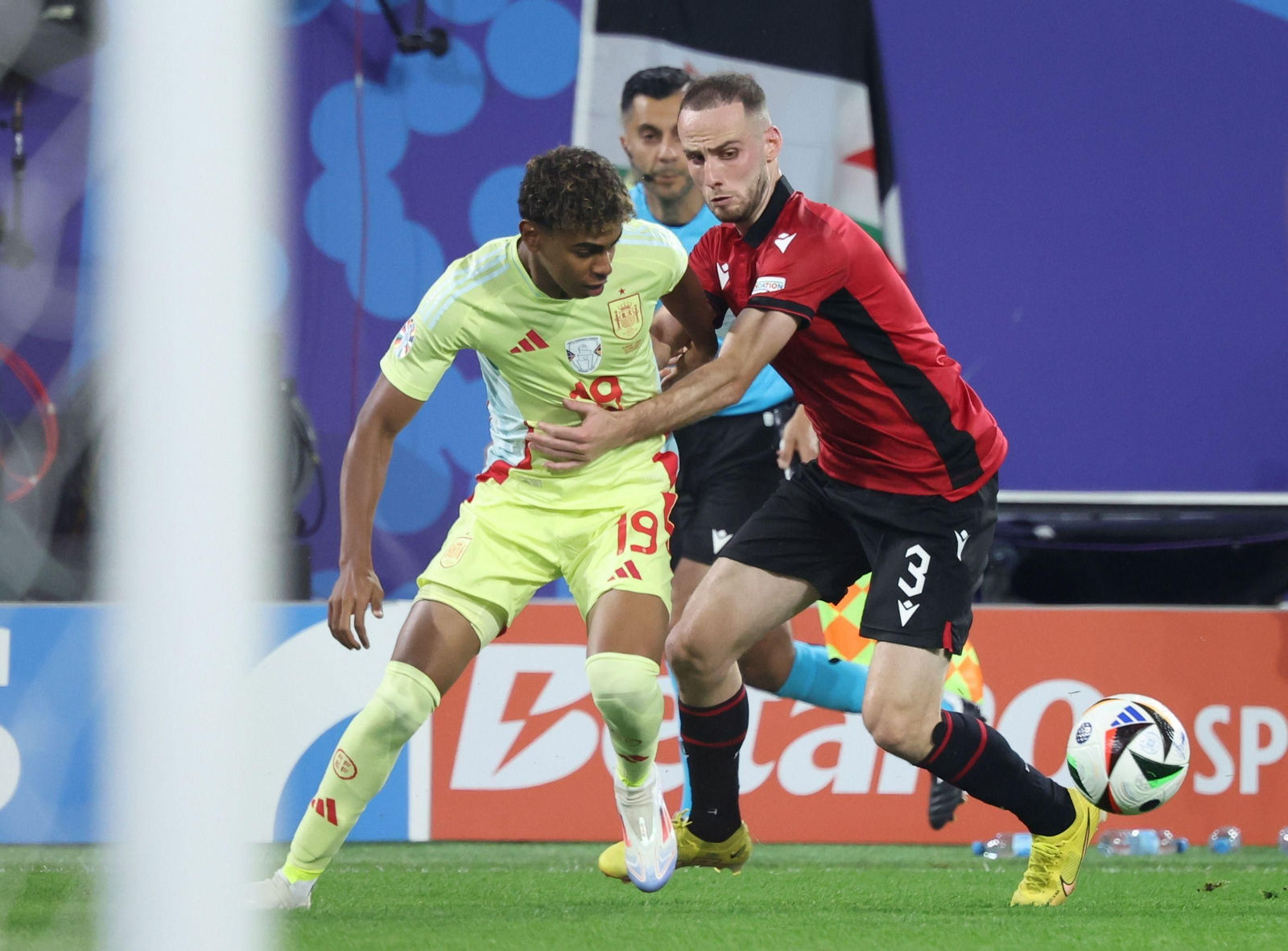 Las fotos del Albania - España