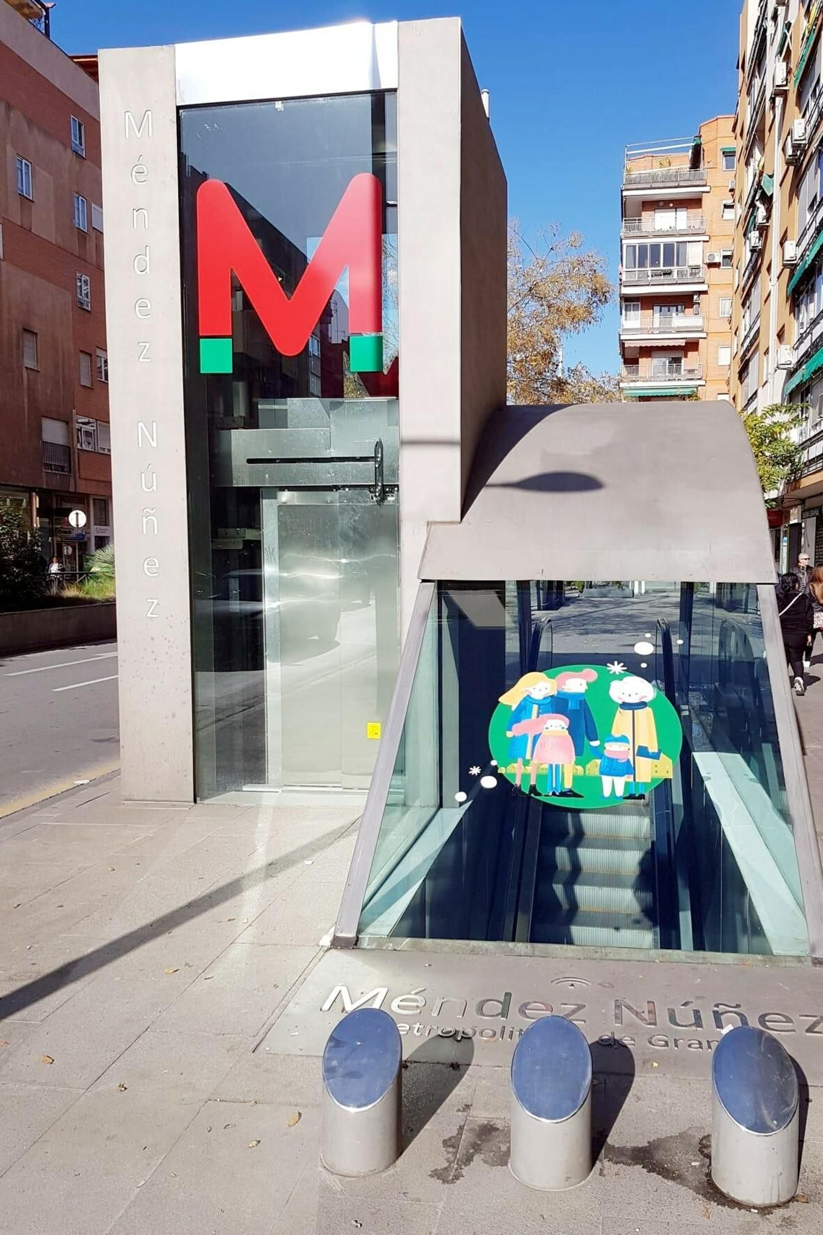 Bocana de Méndez Núñez, decorada de Navidad