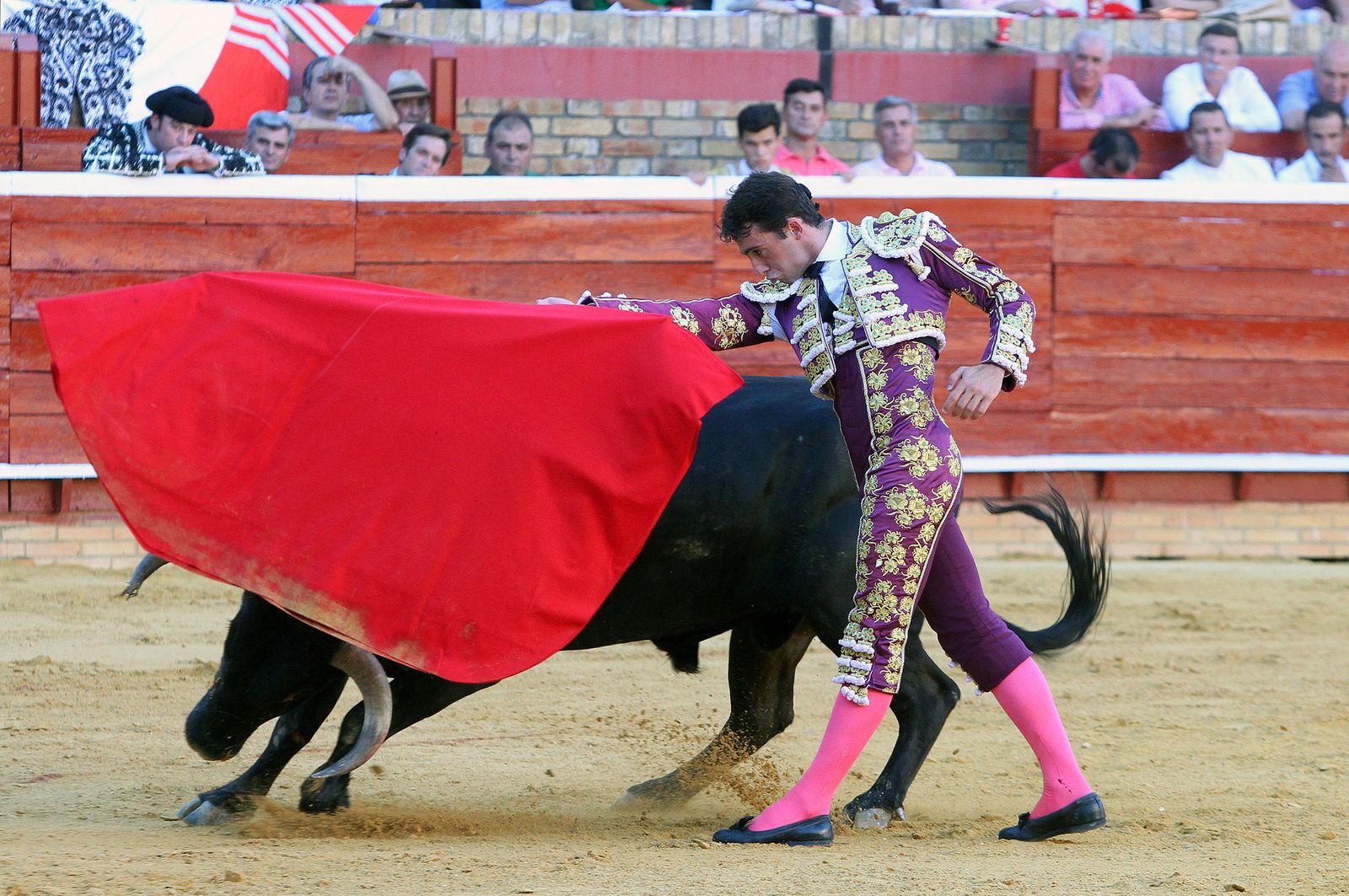 Imágenes de la Novillada de Rafael Serna, Emilio Silvera y Rodrigo Molina.