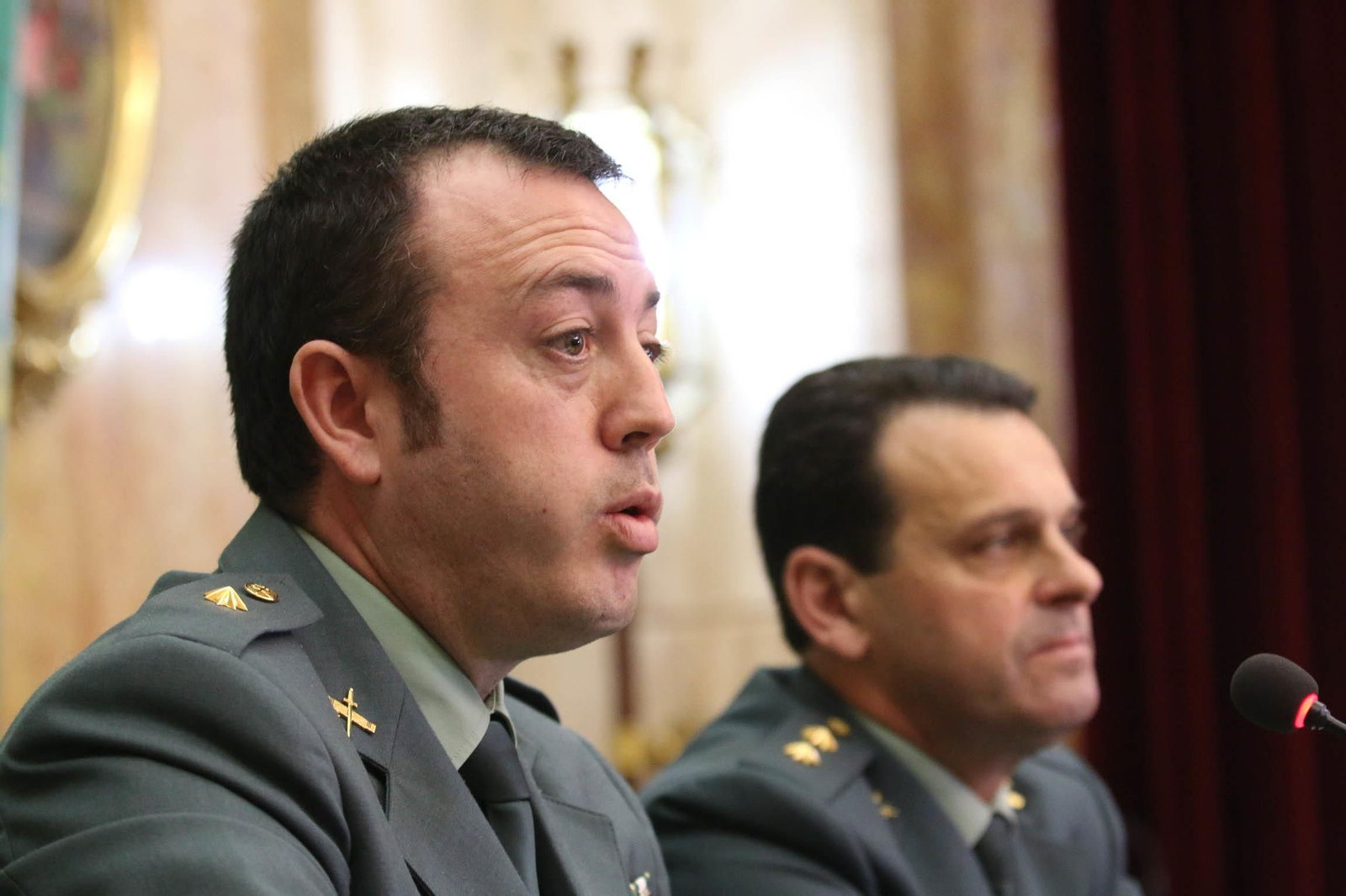 La rueda de prensa con datos de la Operación Nemo, en imágenes