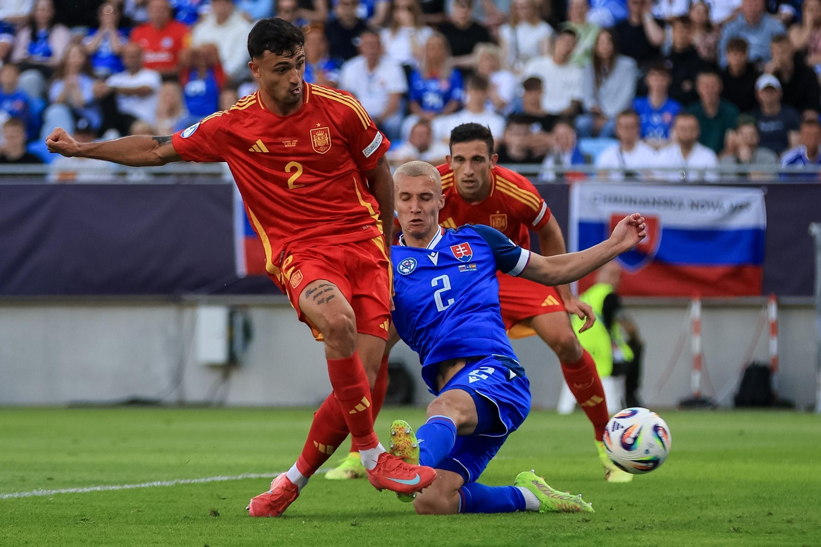 Las fotos del Eslovaquia - España sub 21