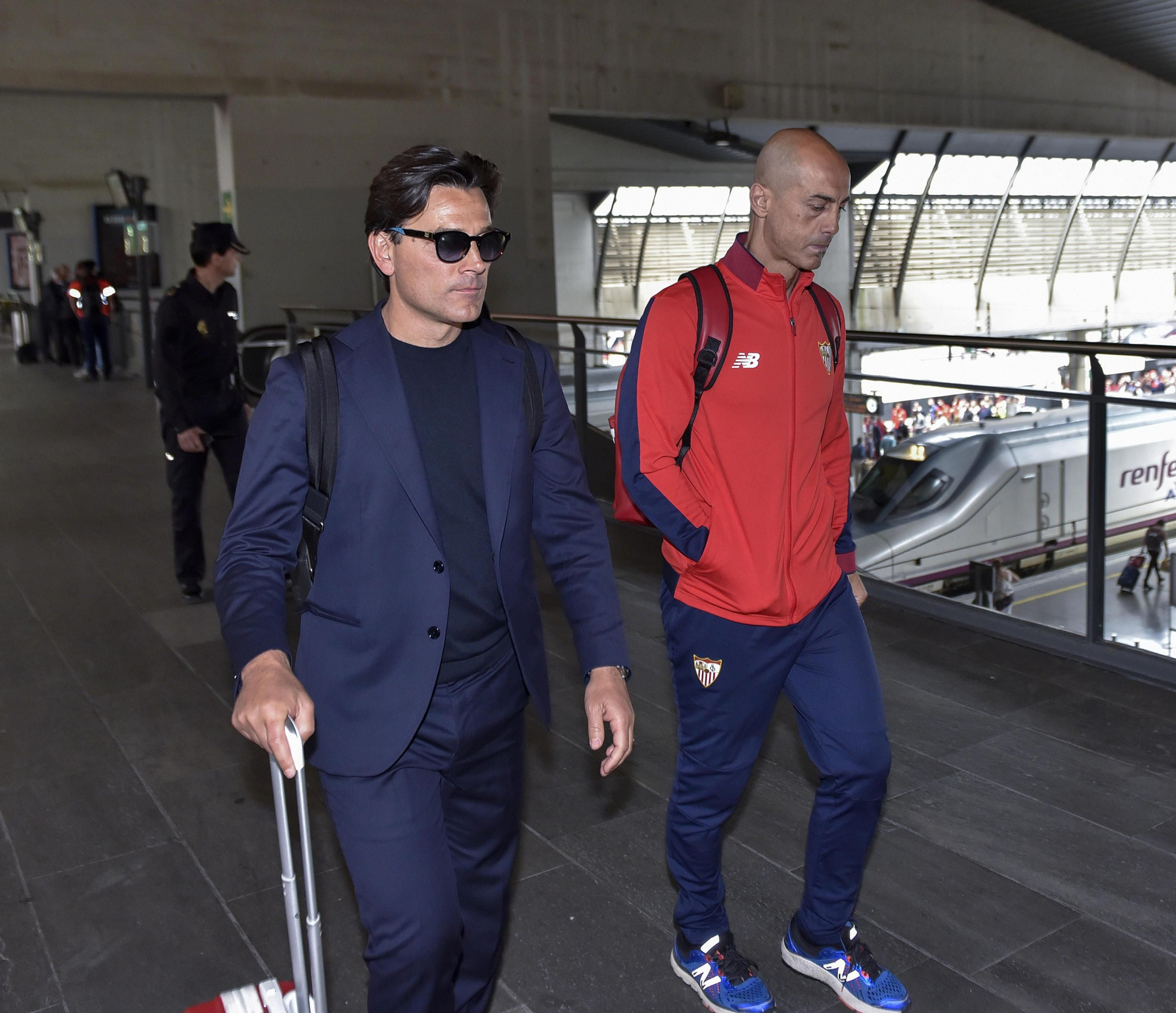 Las imágenes de la llegada del Sevilla