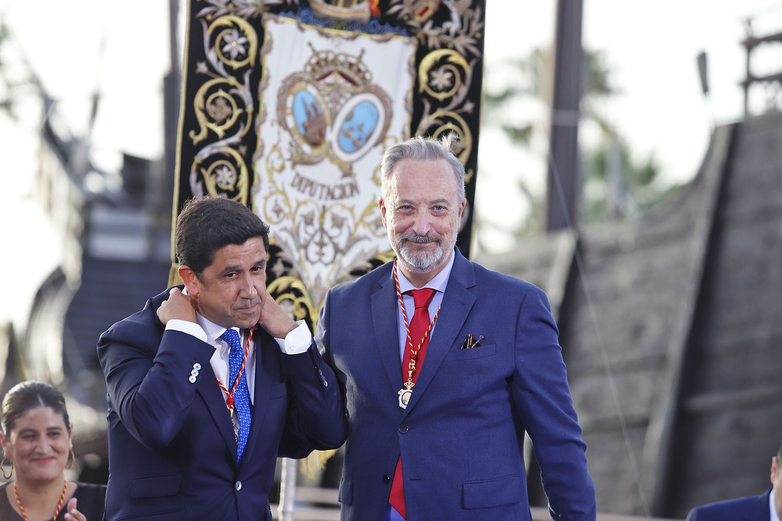 Imágenes de la constitución de la Diputación de Huelva