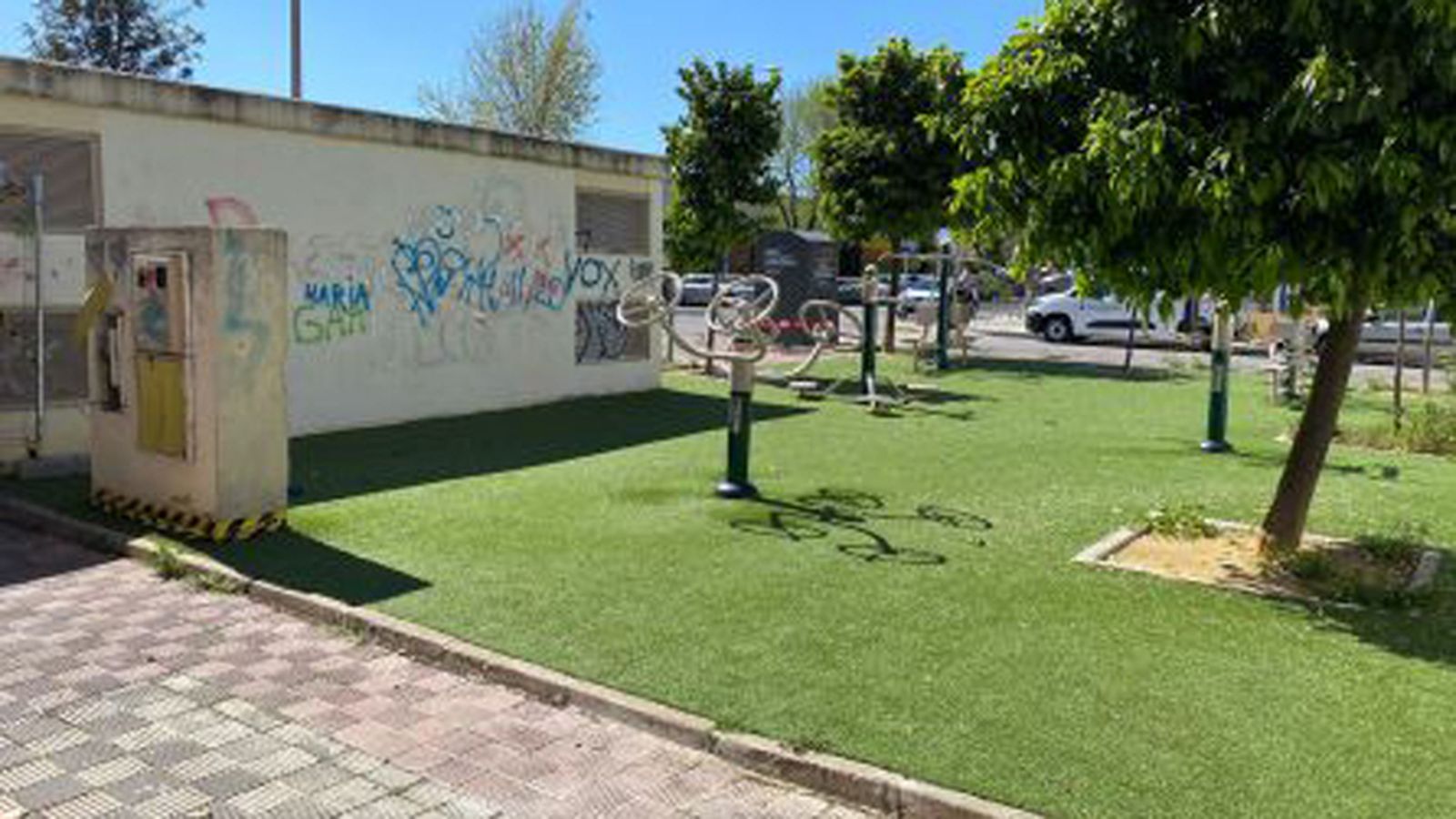 El lugar del incidente.