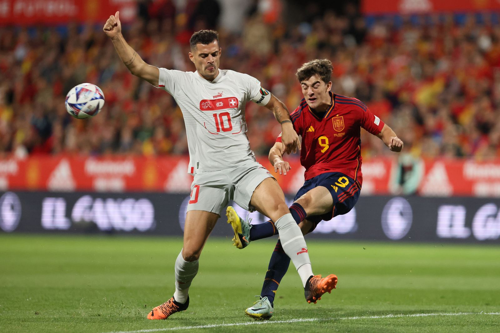 Las imágenes del España-Suiza