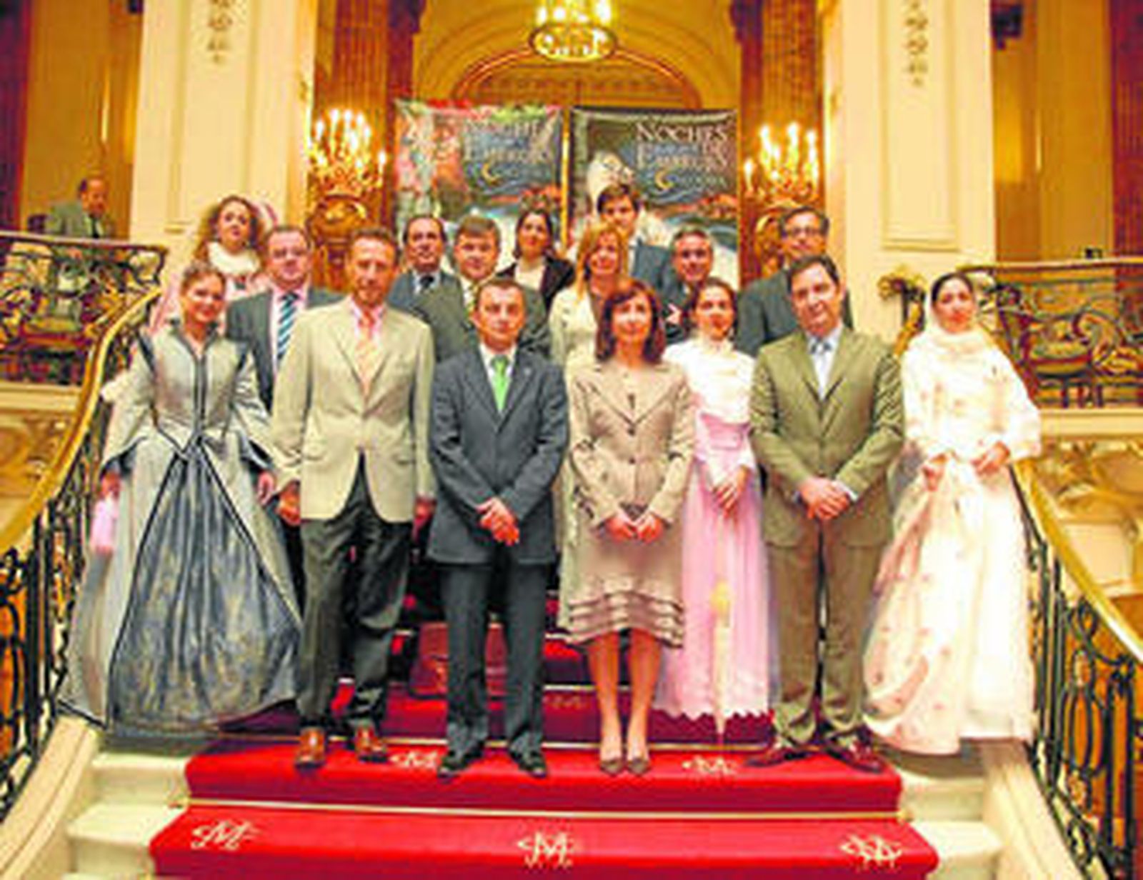 Presentación de Noches de Embrujo en el Casino de Madrid en mayo de 2008.