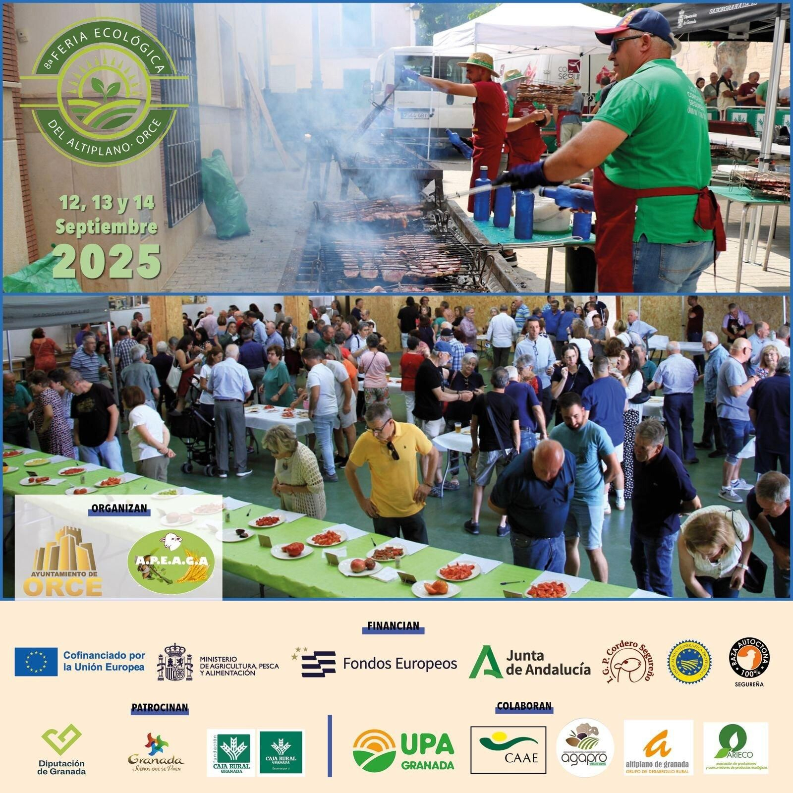 Cartel oficial de la Octava Feria Ecológica del Altiplano.