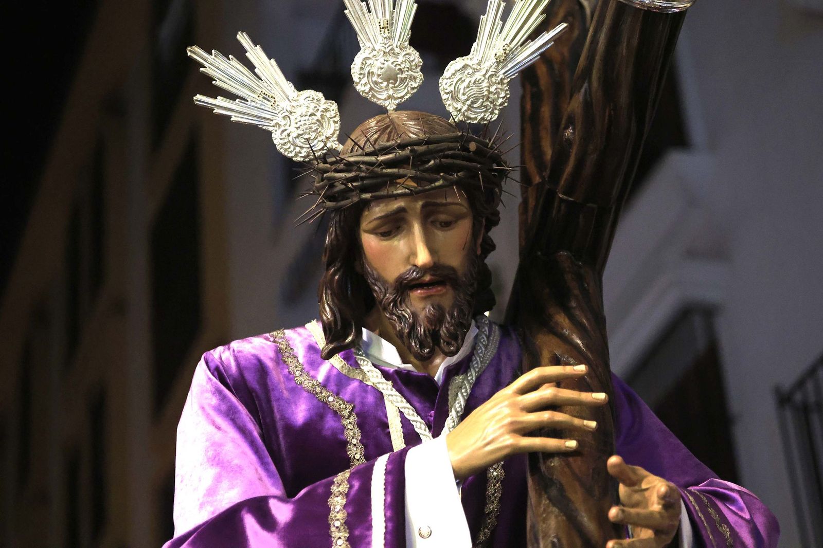 Las fotos del Nazareno en el Vía Crucis Oficial del Consejo de Hermandades de Algeciras