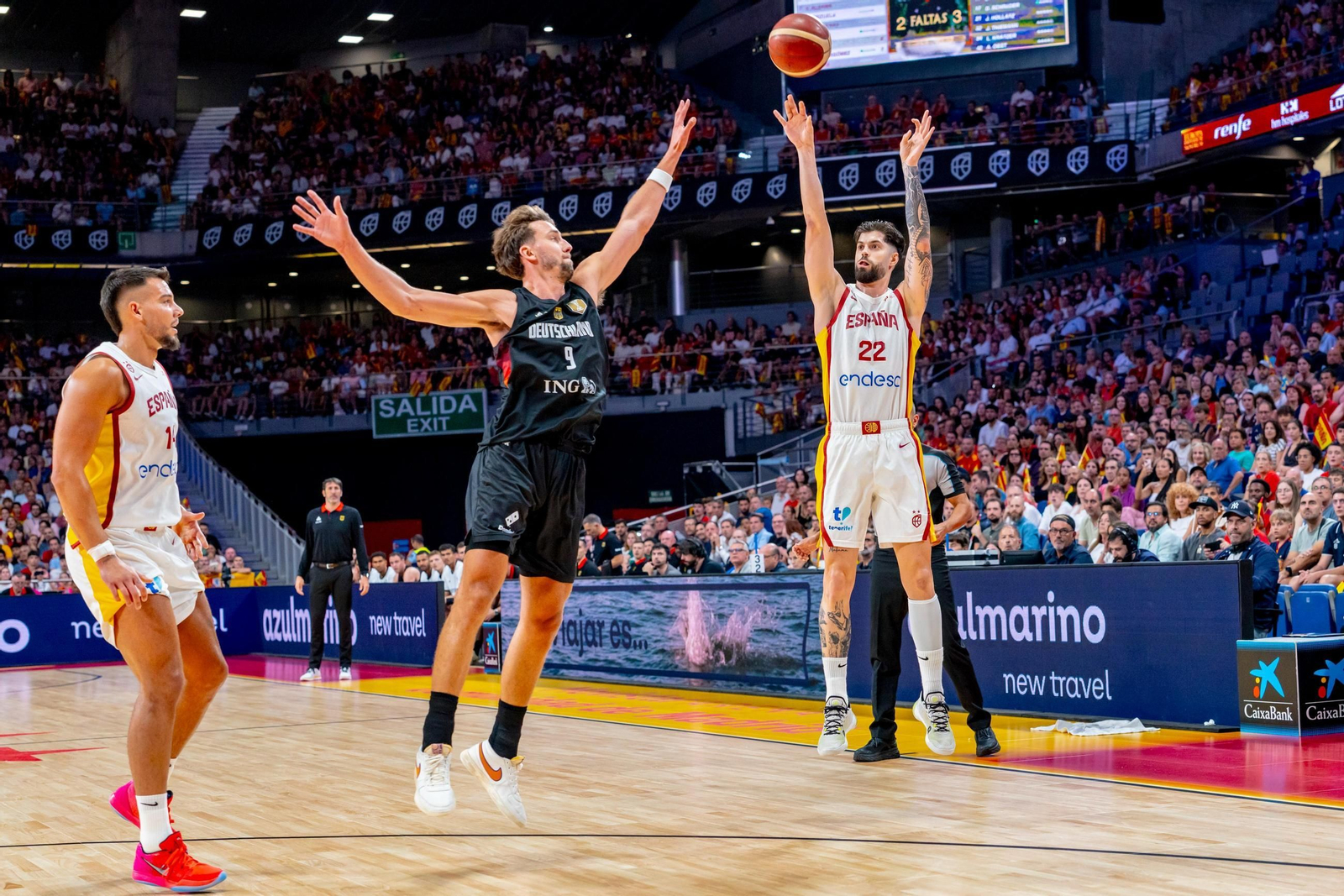 Las mejores fotos del España-Alemania de baloncesto