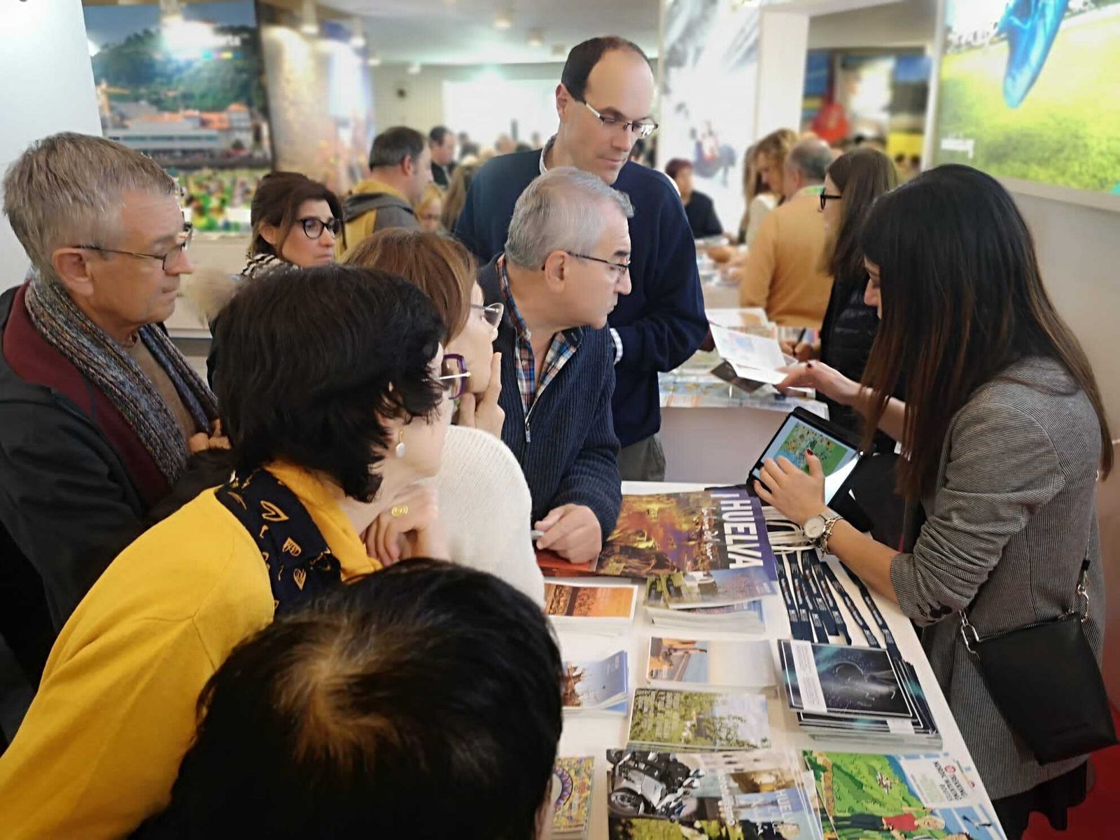 Huelva en la feria Navartur.