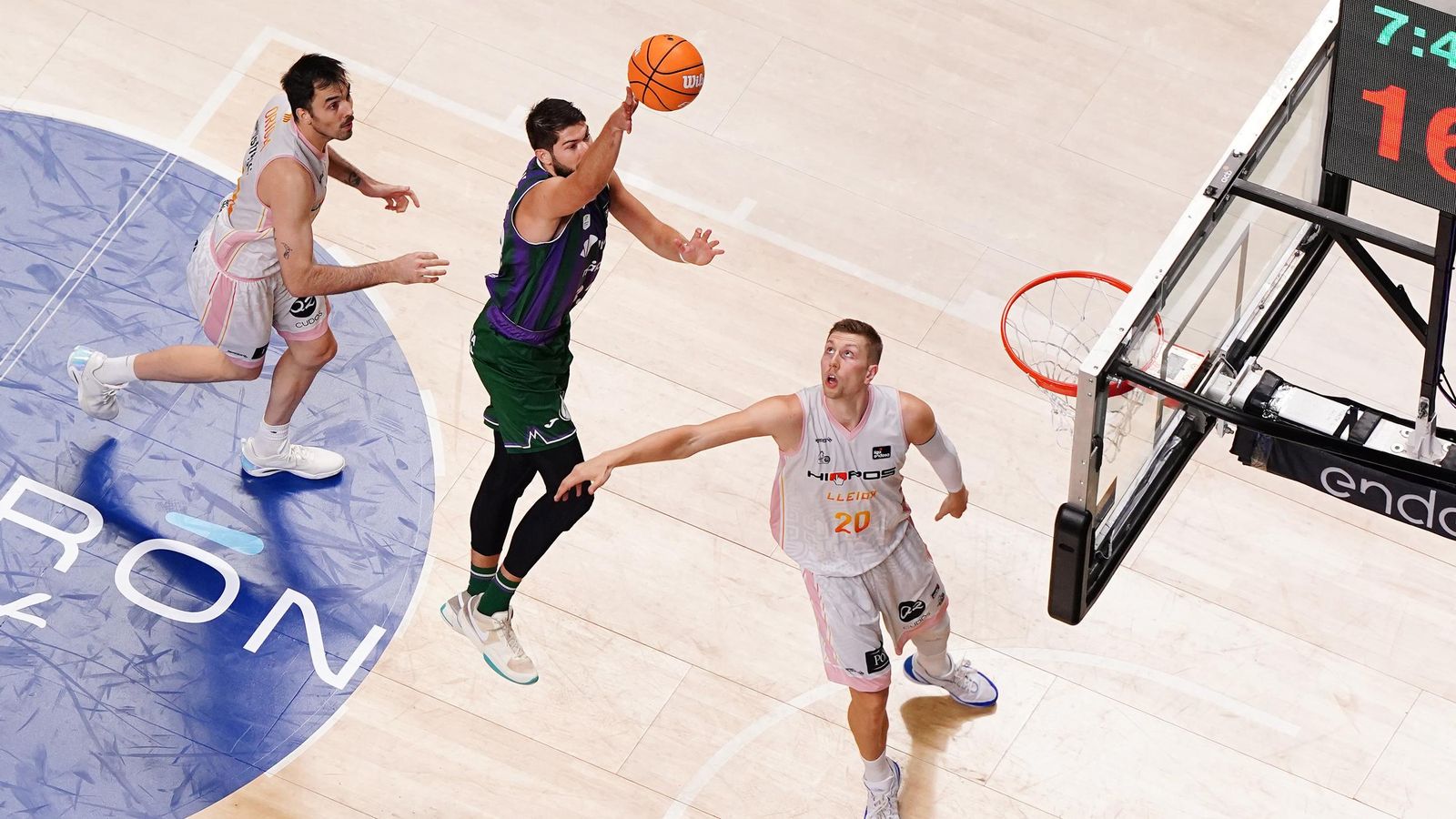 Las fotos del Unicaja-Hiopos Lleida