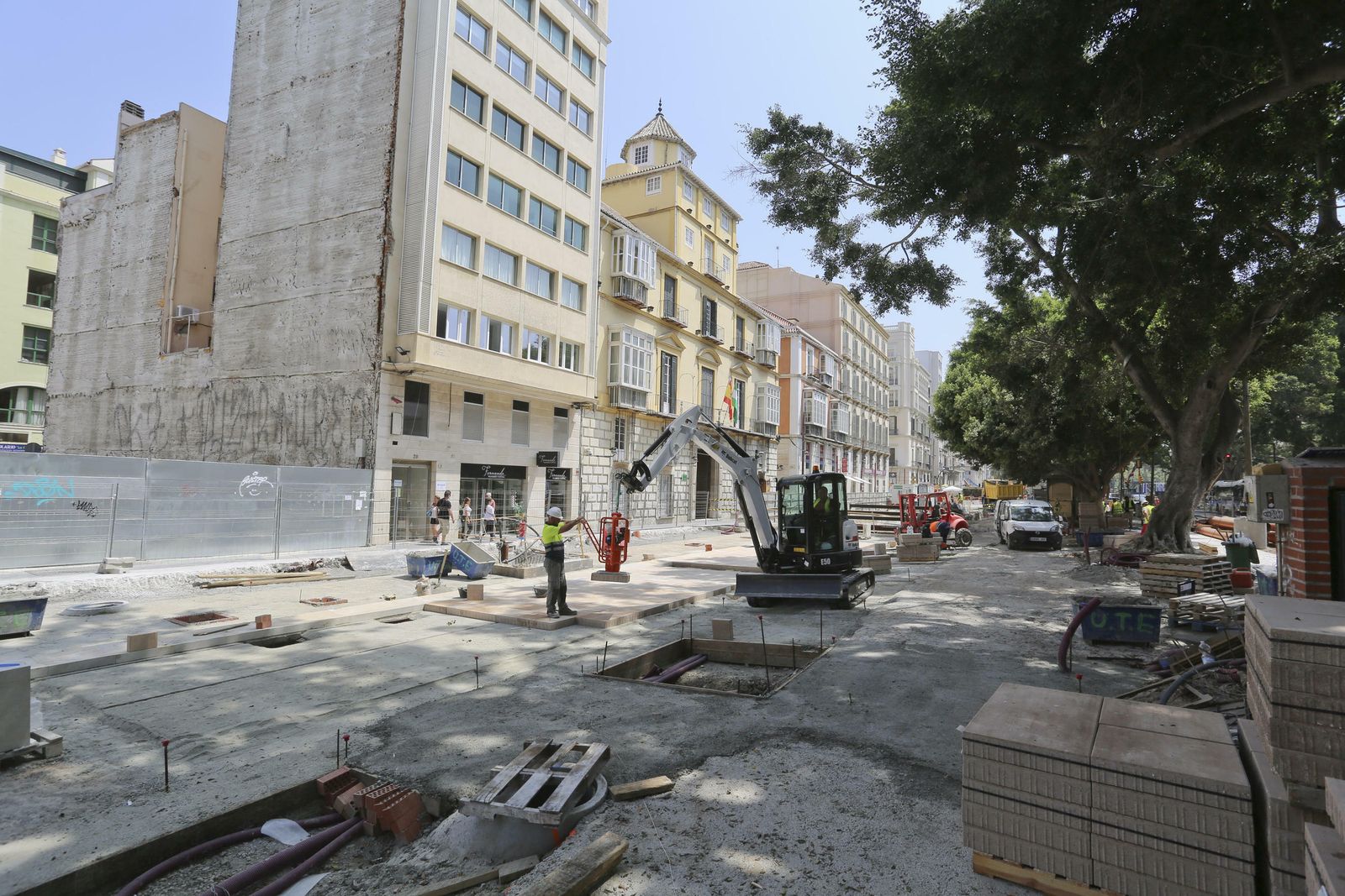 Las fotos de la reurbanización de la Alameda de Málaga