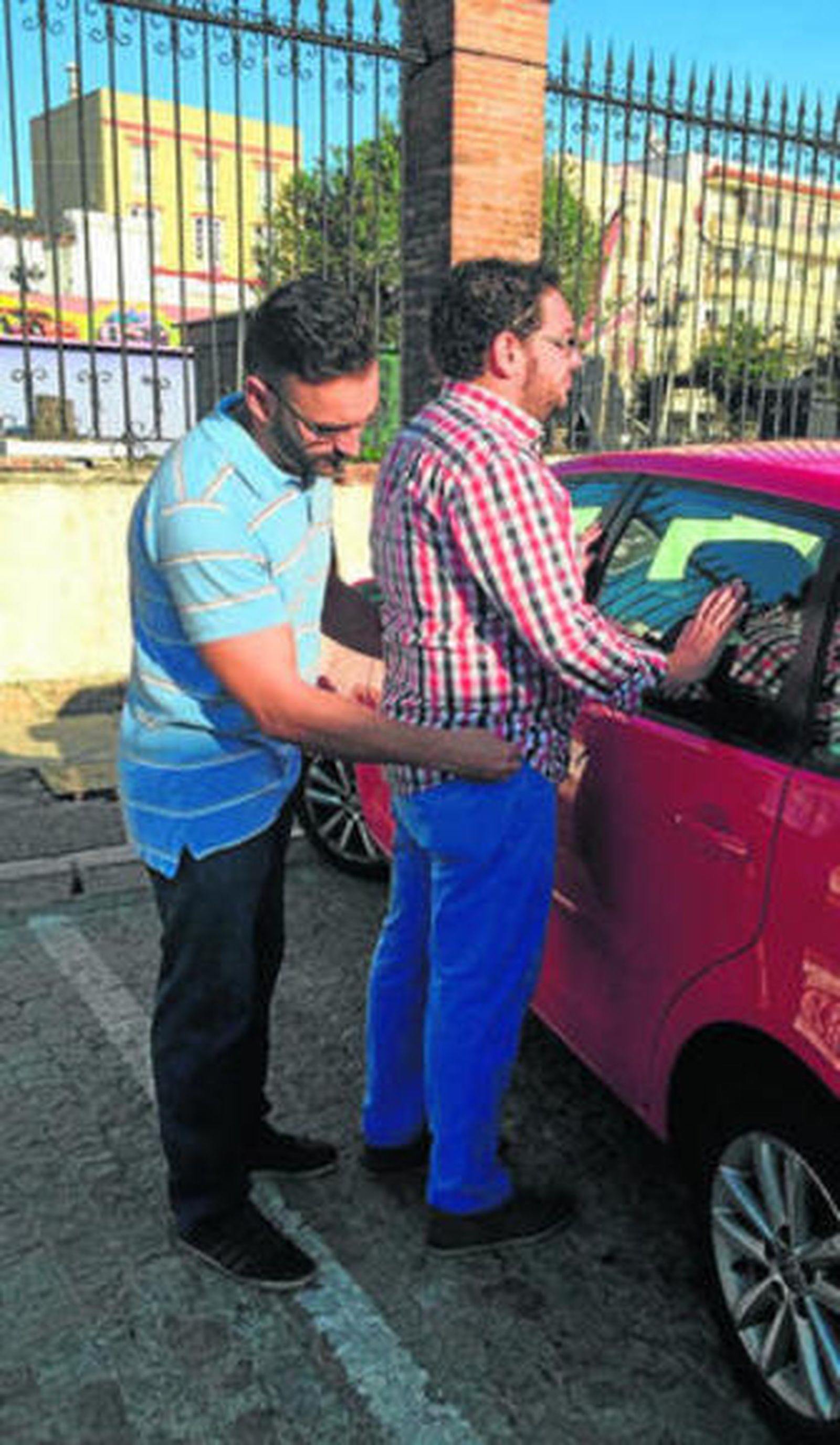 Manuel Arana, en el momento de su detención el pasado 22 de octubre.