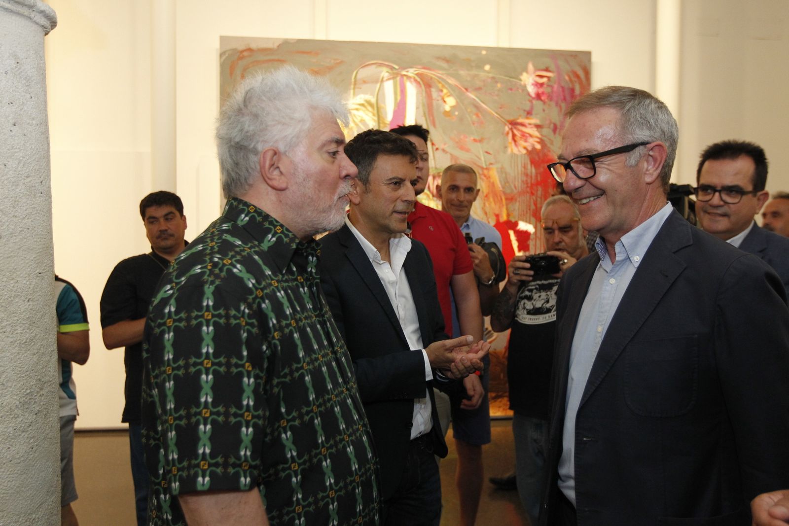 Fotogalería visita Pedro Almodóvar al CAF Almería