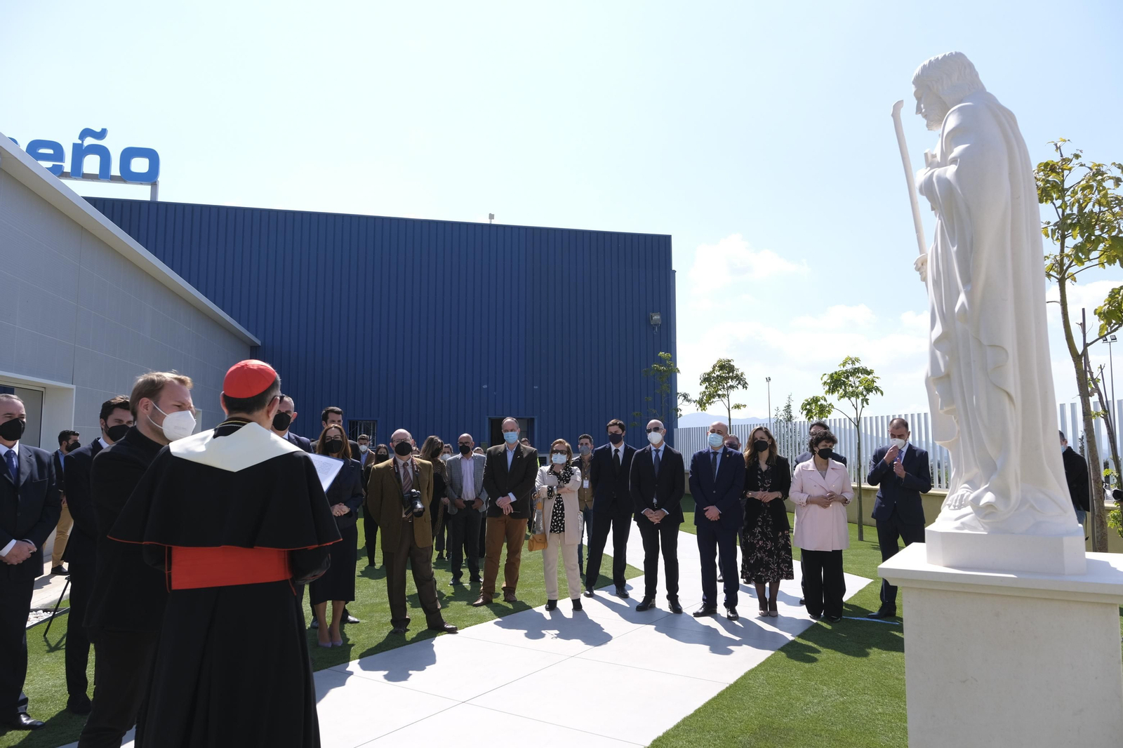 Bendición de las instalaciones de Hydrodiseño, en Huércal Overa (Almería)