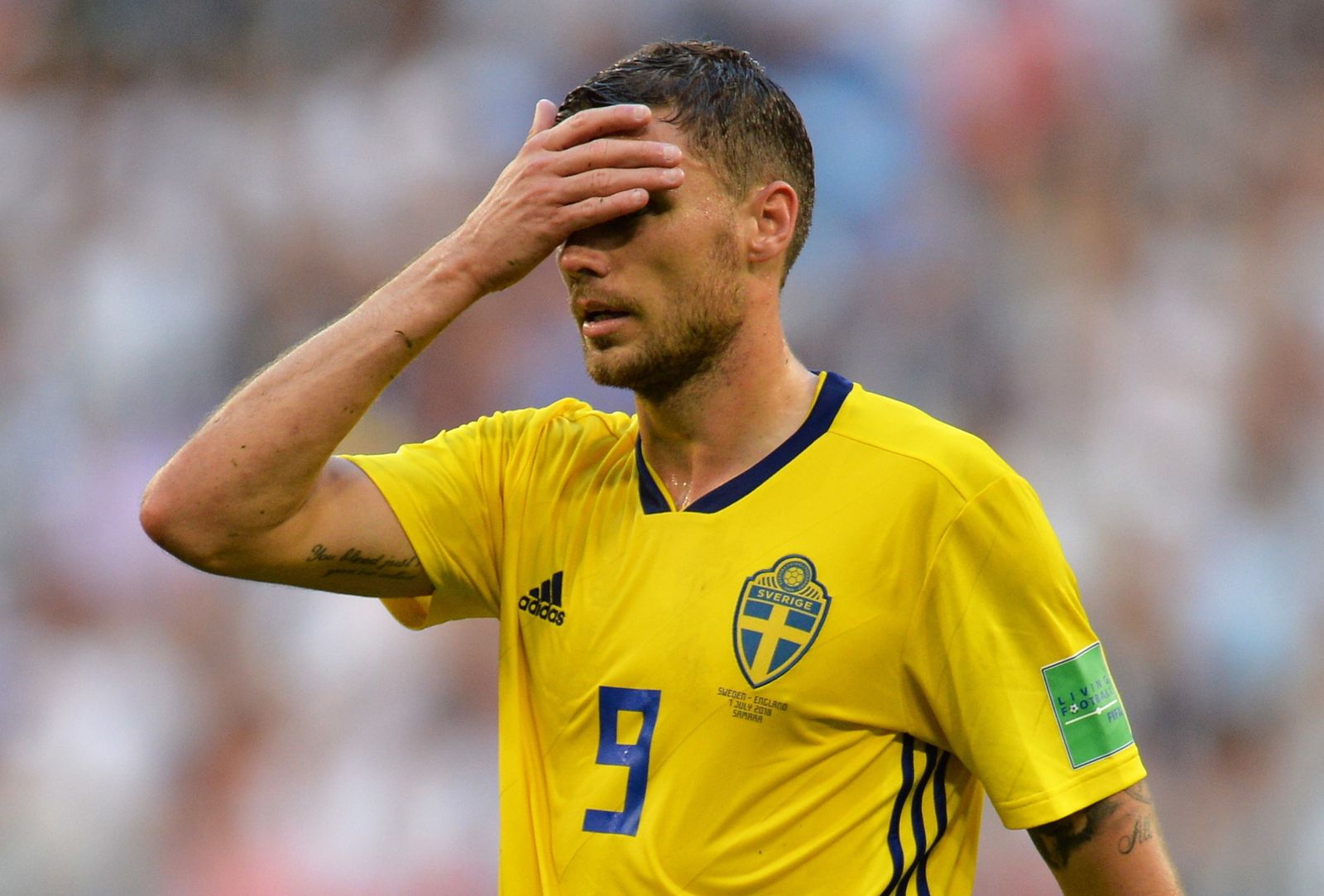 Las imágenes del Suecia-Inglaterra