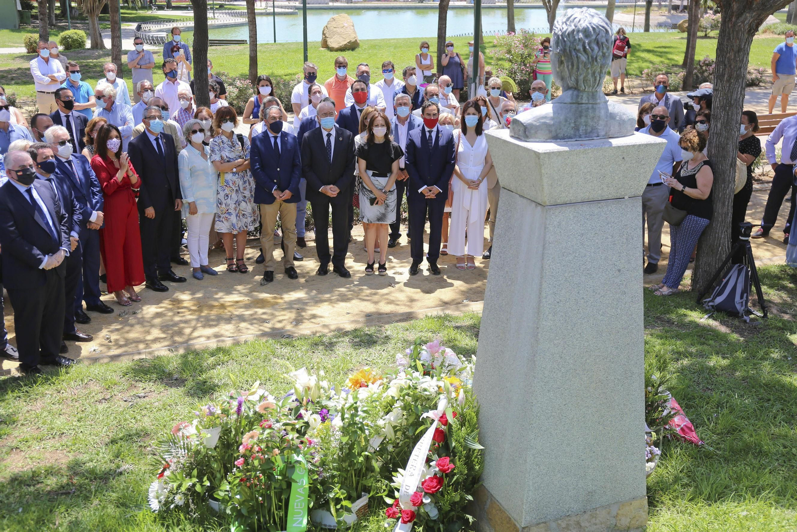 Fotos de los actos celebrados en Málaga en homenaje a José María Martín Carpena.