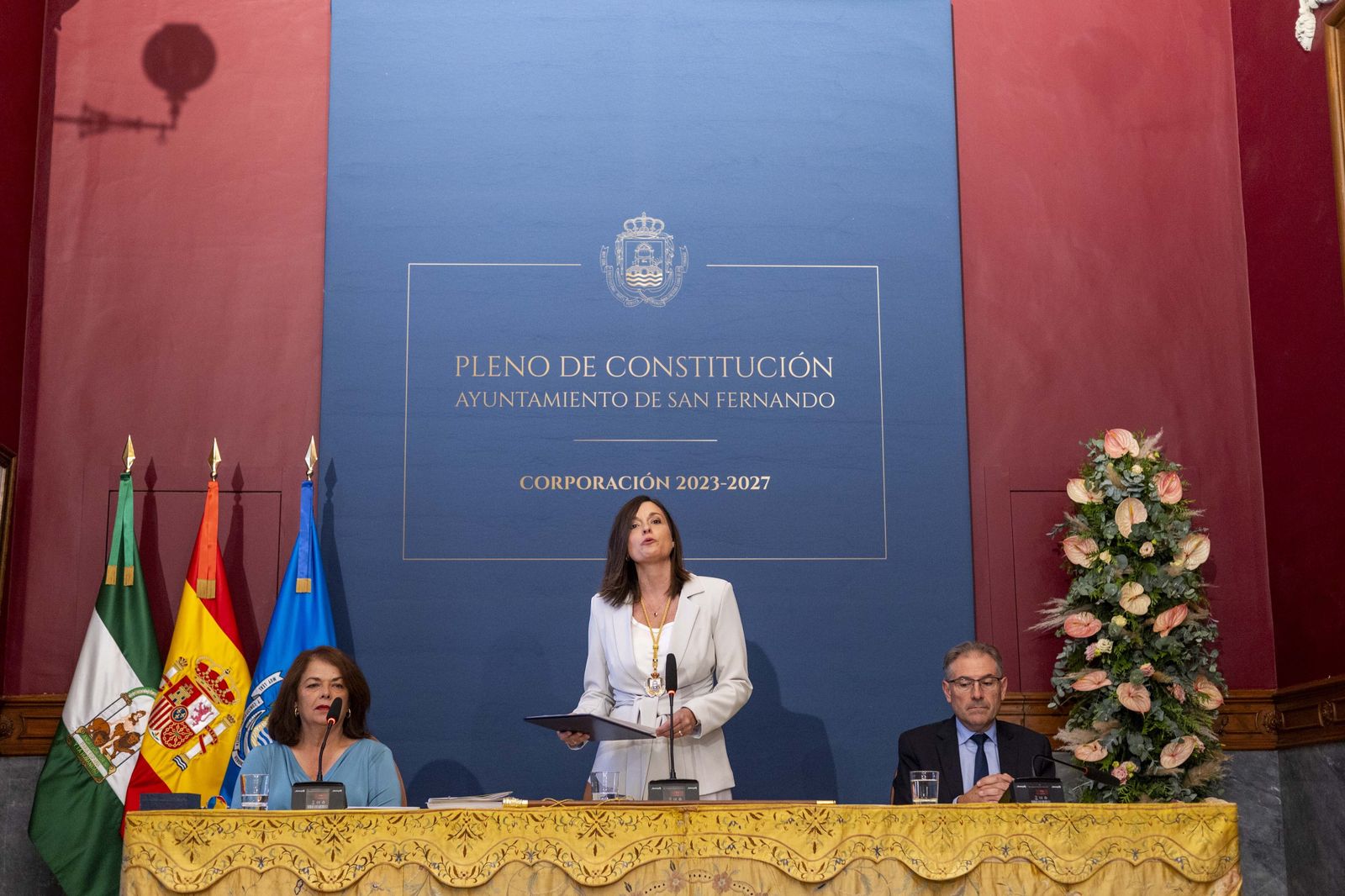 Las imágenes de la investidura de Patricia Cavada como alcaldesa de San Fernando