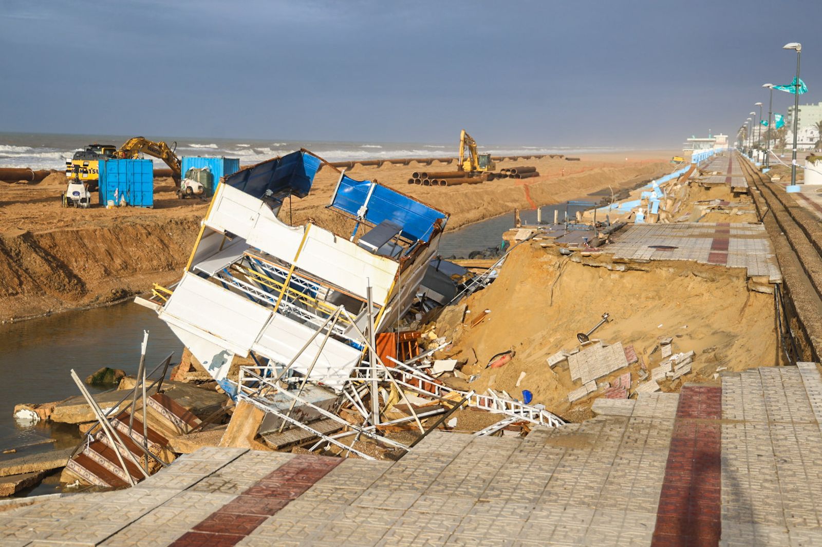 Fotografías de las zonas más perjudicadas de Matalascañas tras los últimos temporales