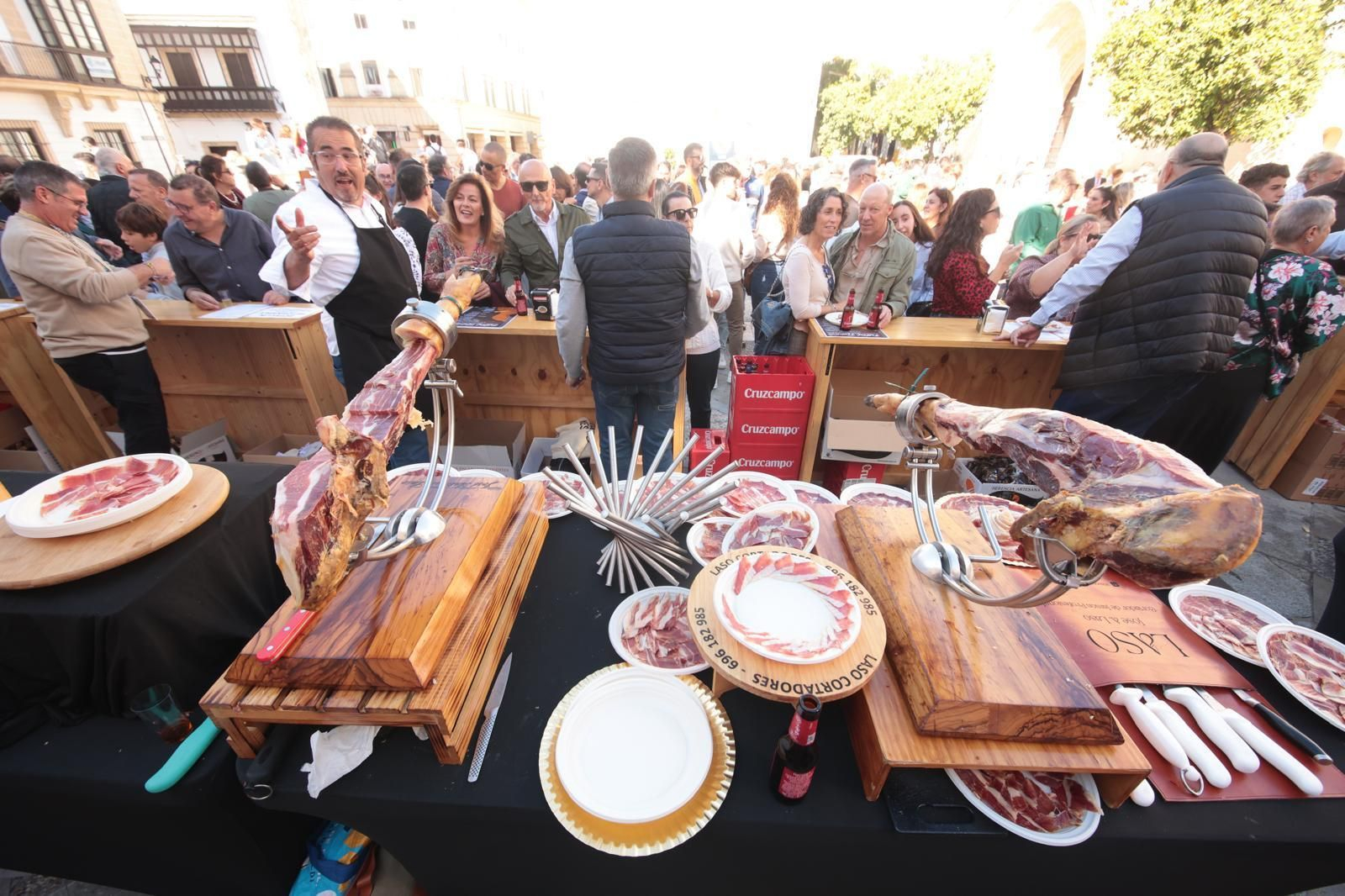 III Jornada de Cortadores de Jamón Solidarios en Jerez