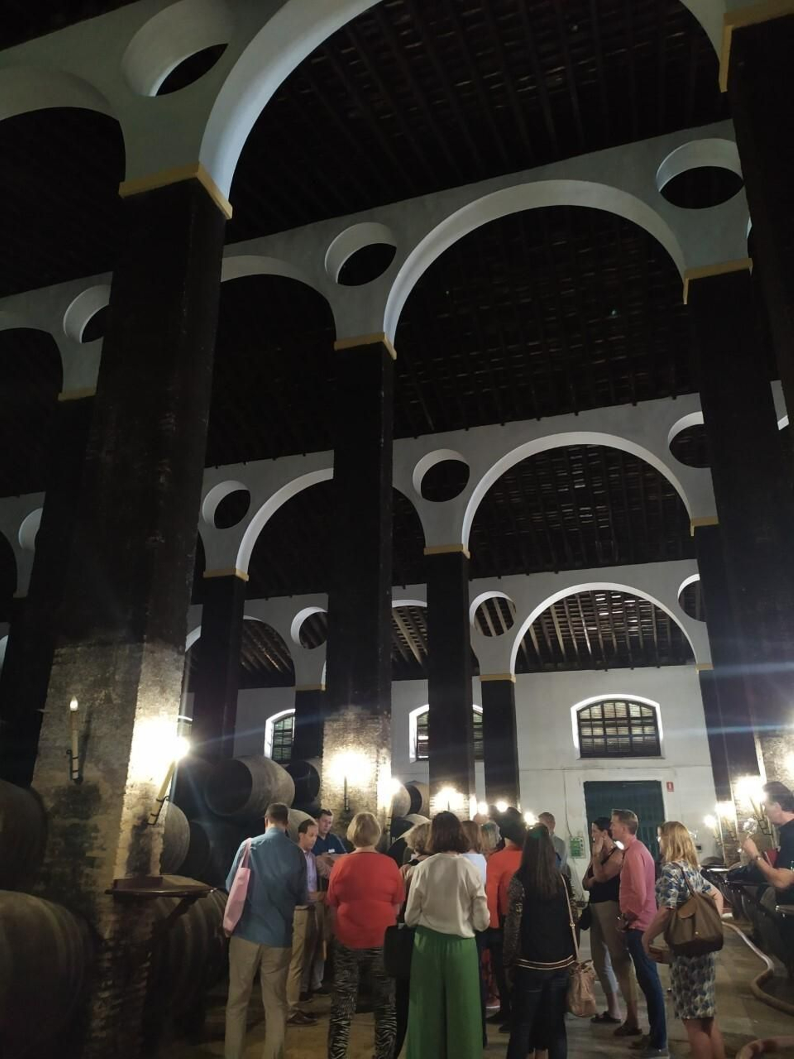 Un momento de la visita de los Master of Wine a la bodega La Arboledilla de Barbadillo. Un momento de la visita de los Master of Wine a la bodega La Arboledilla de Barbadillo.