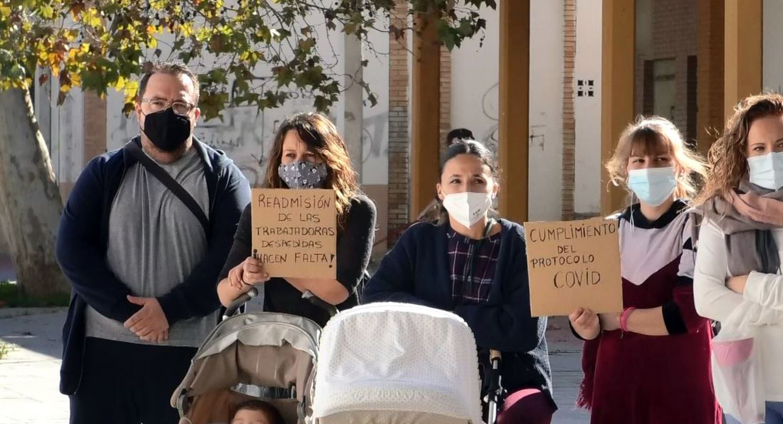 Protesta en la Escuela Infantil Triquitraque