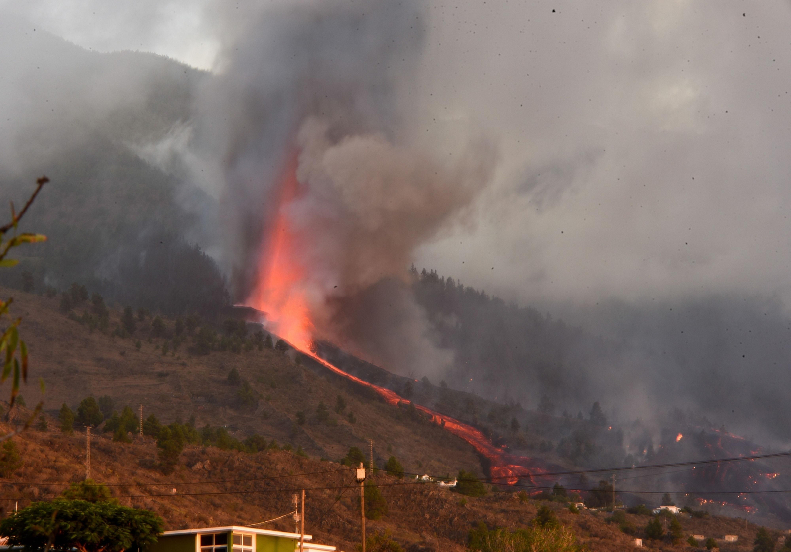 Las imágenes de los destrozos provocados por la lava del volcán de La Palma