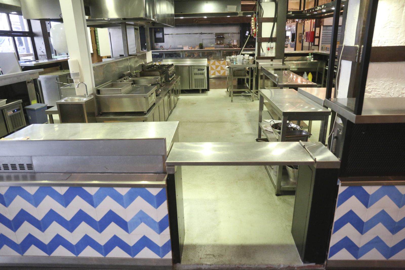 Mercado de la Merced de Málaga sin actividad