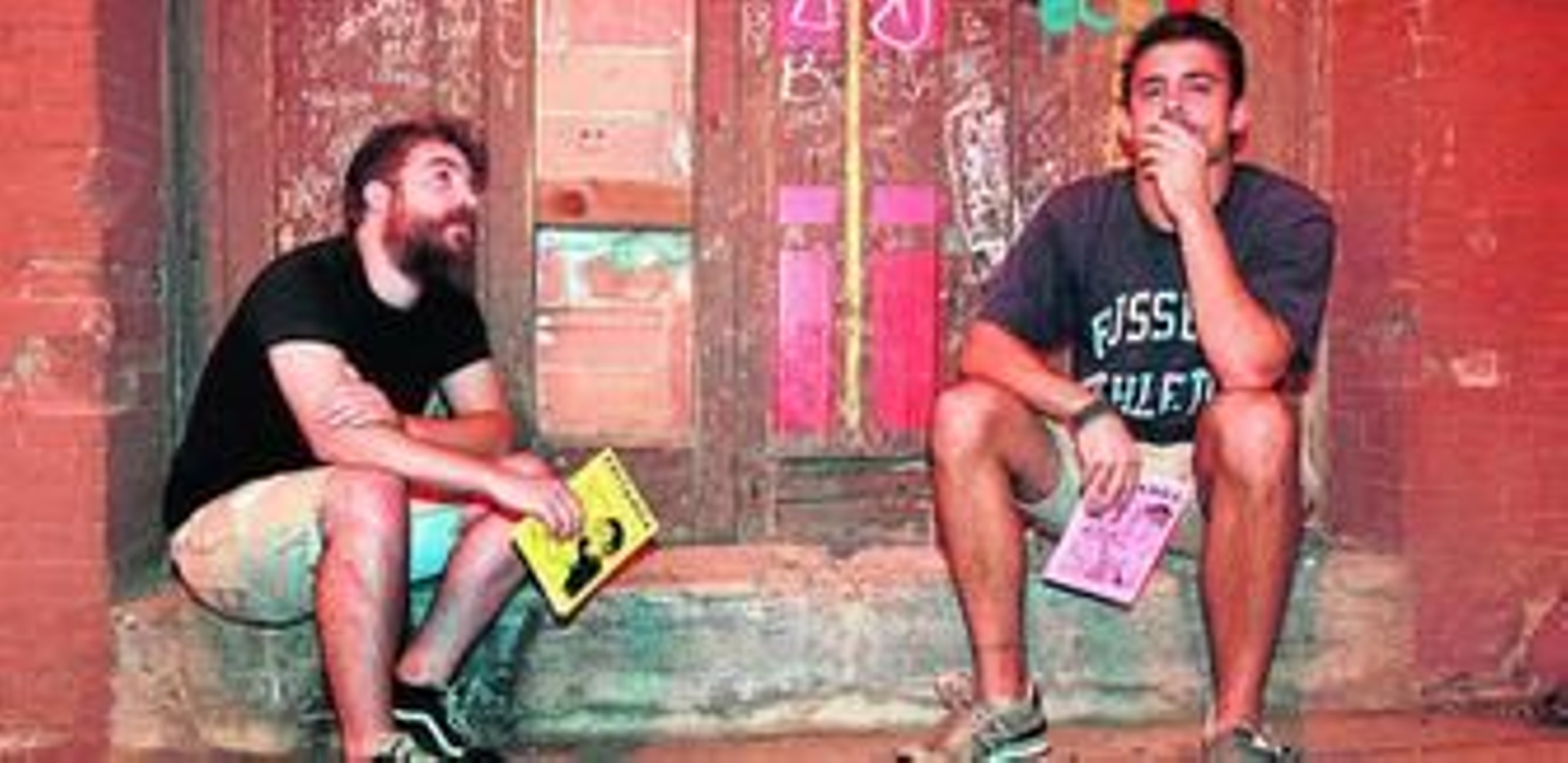 Jess García y Paco Tuercas, dos de los artífices del 'fanzine' 'Fritanga'.