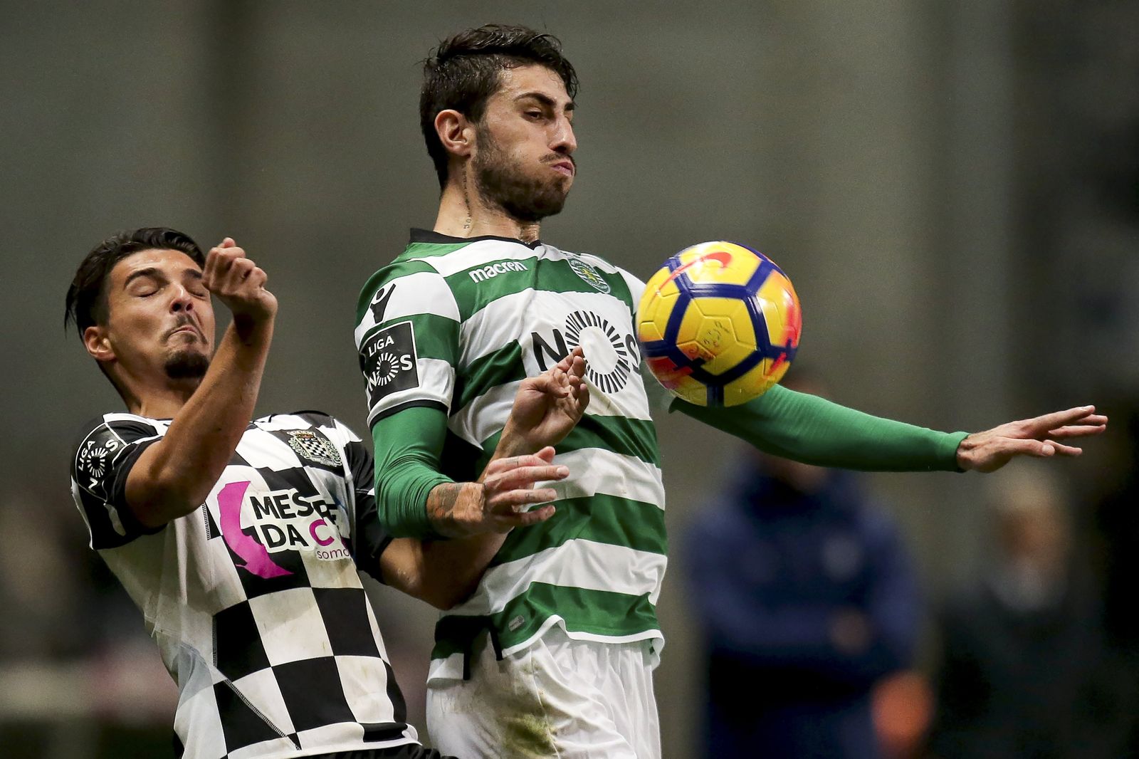 Piccini controla el balón durante un encuentro frente al Boavista.