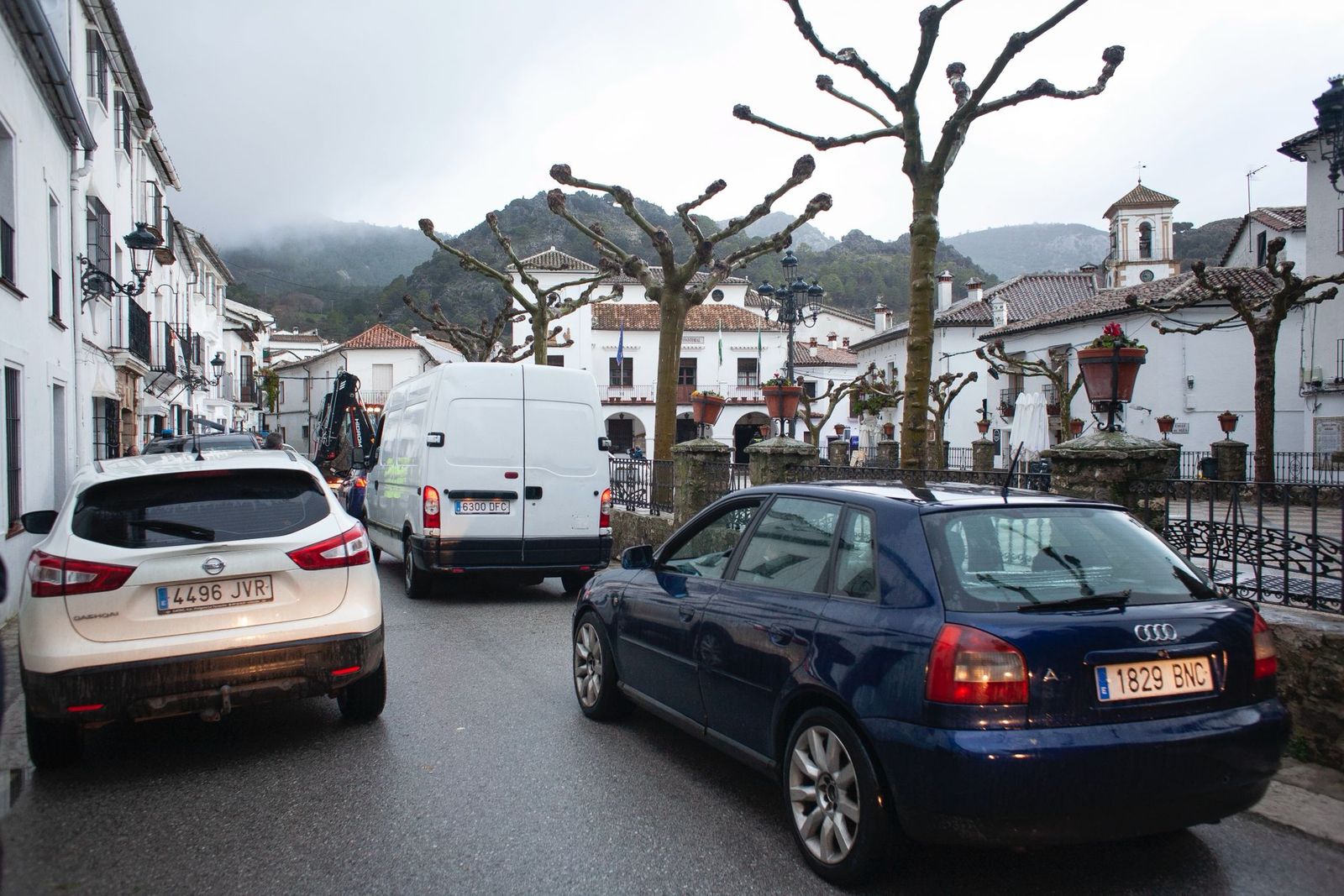Las imágenes de Grazalema el día del desalojo