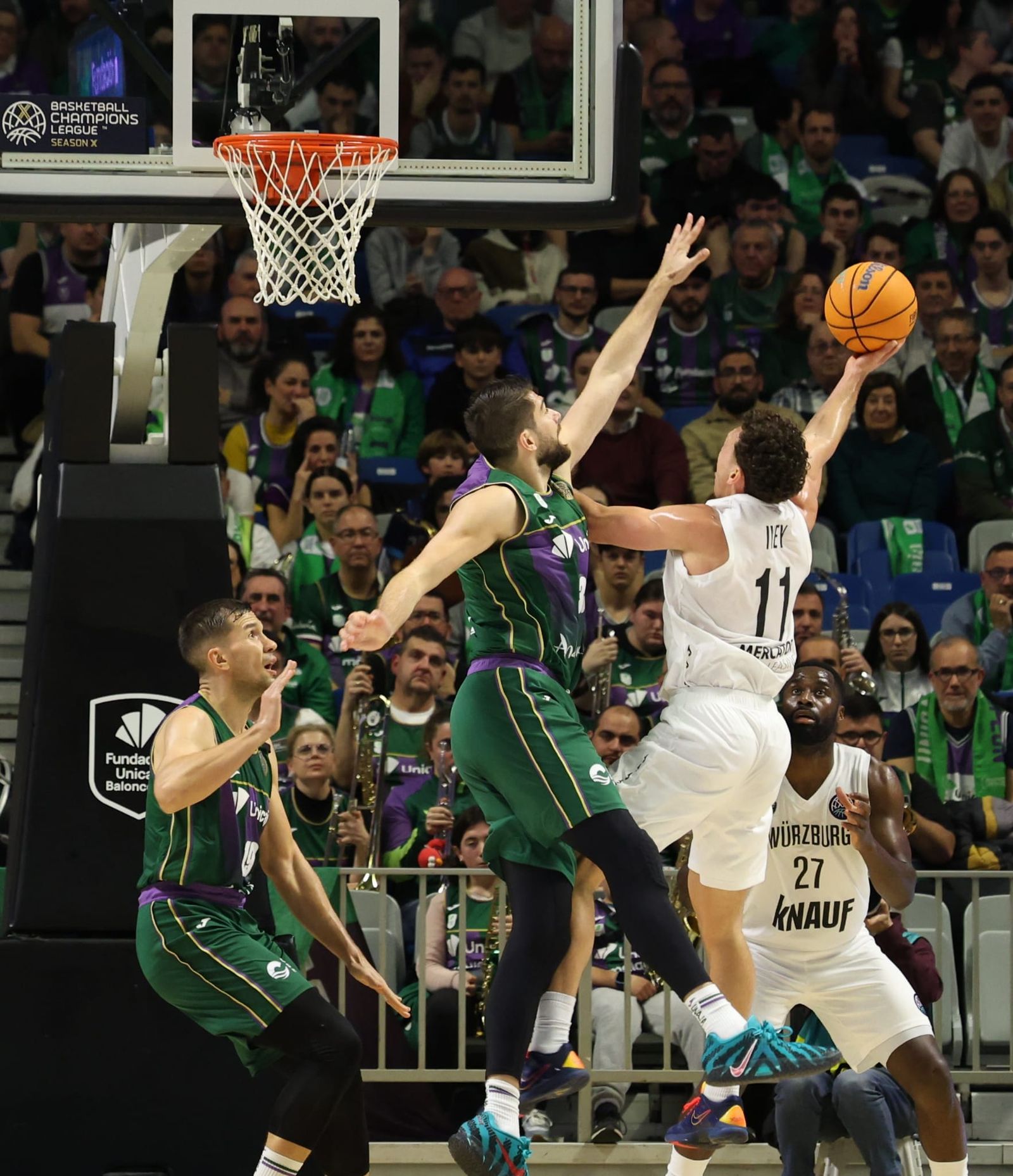 Las fotos del Unicaja - Wurzburg de BCL